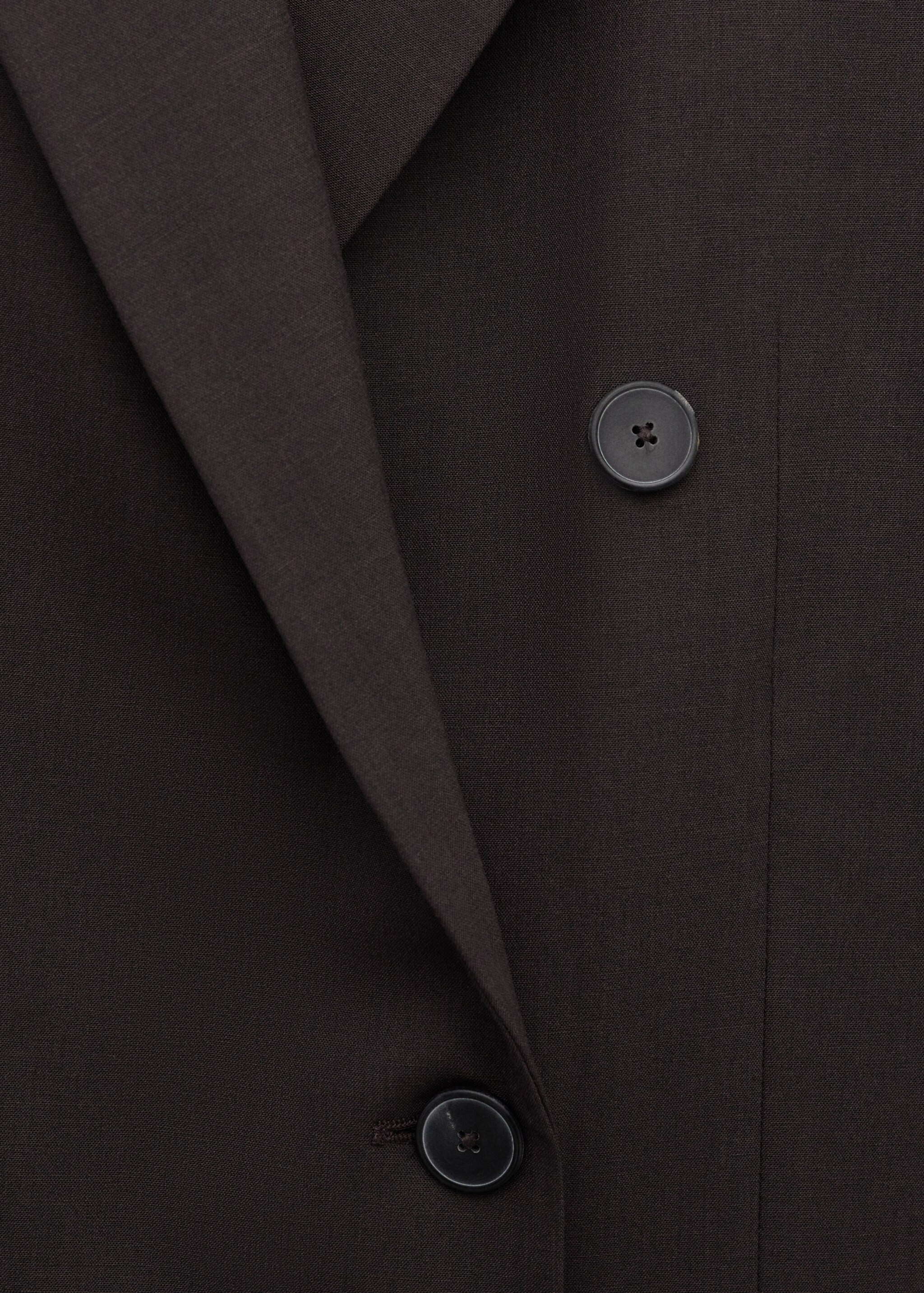 Blazer costume droit double boutonnage - Détail de l'article 8, Prune. Ref: 27024449-00.