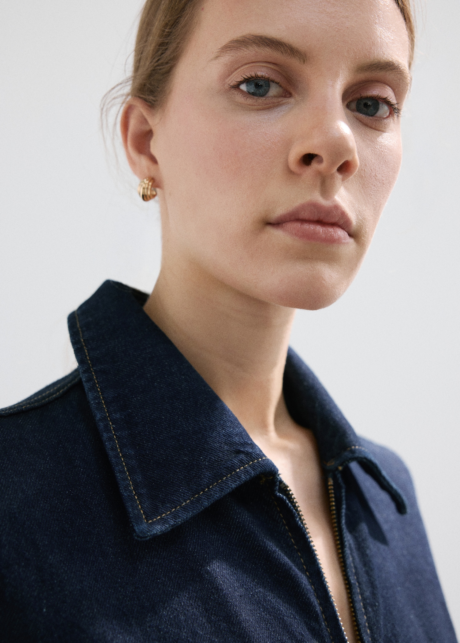 Belt denim jumpsuit - Details of the article 1
