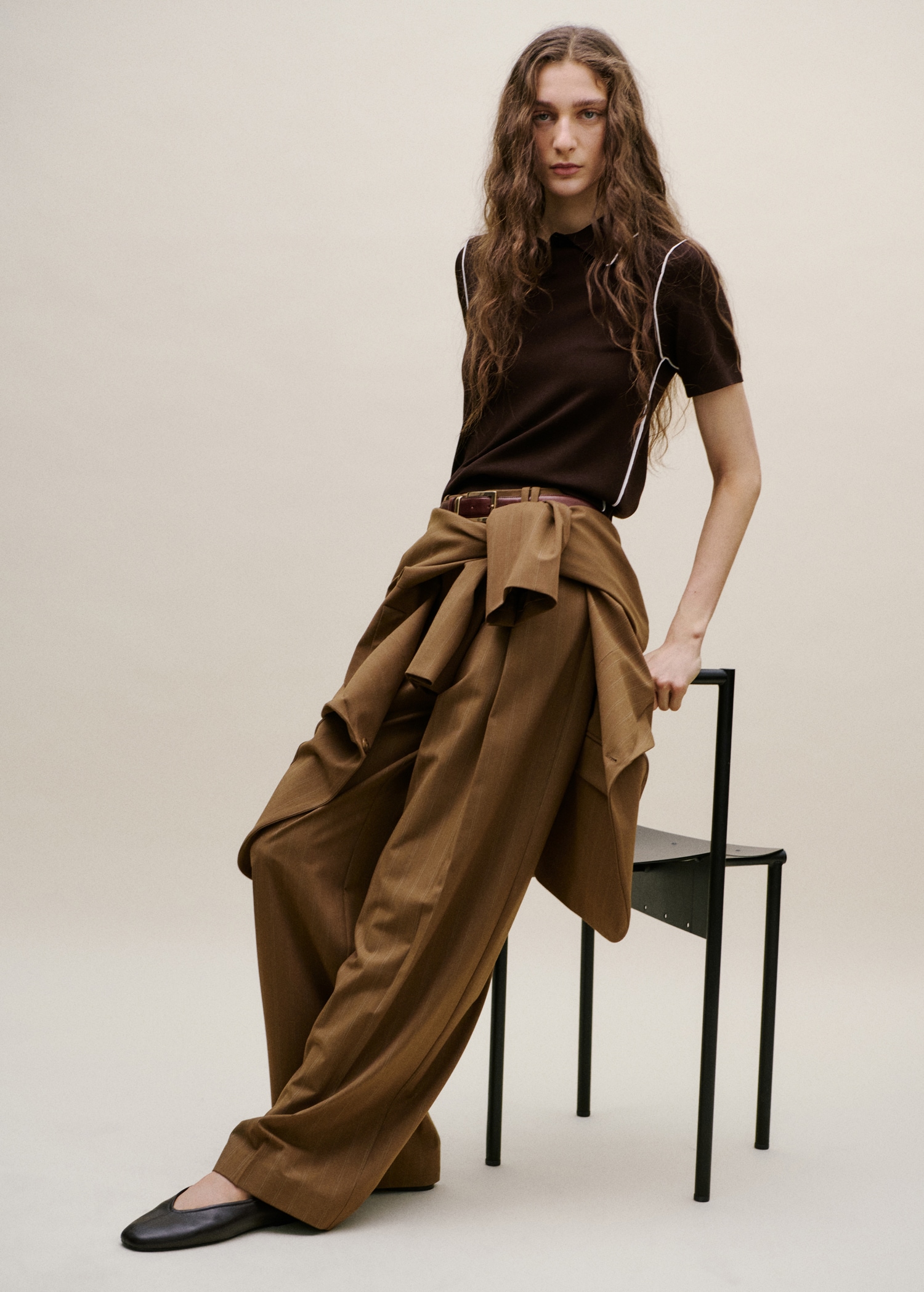 Contrasting stripes sweater - Medium plane