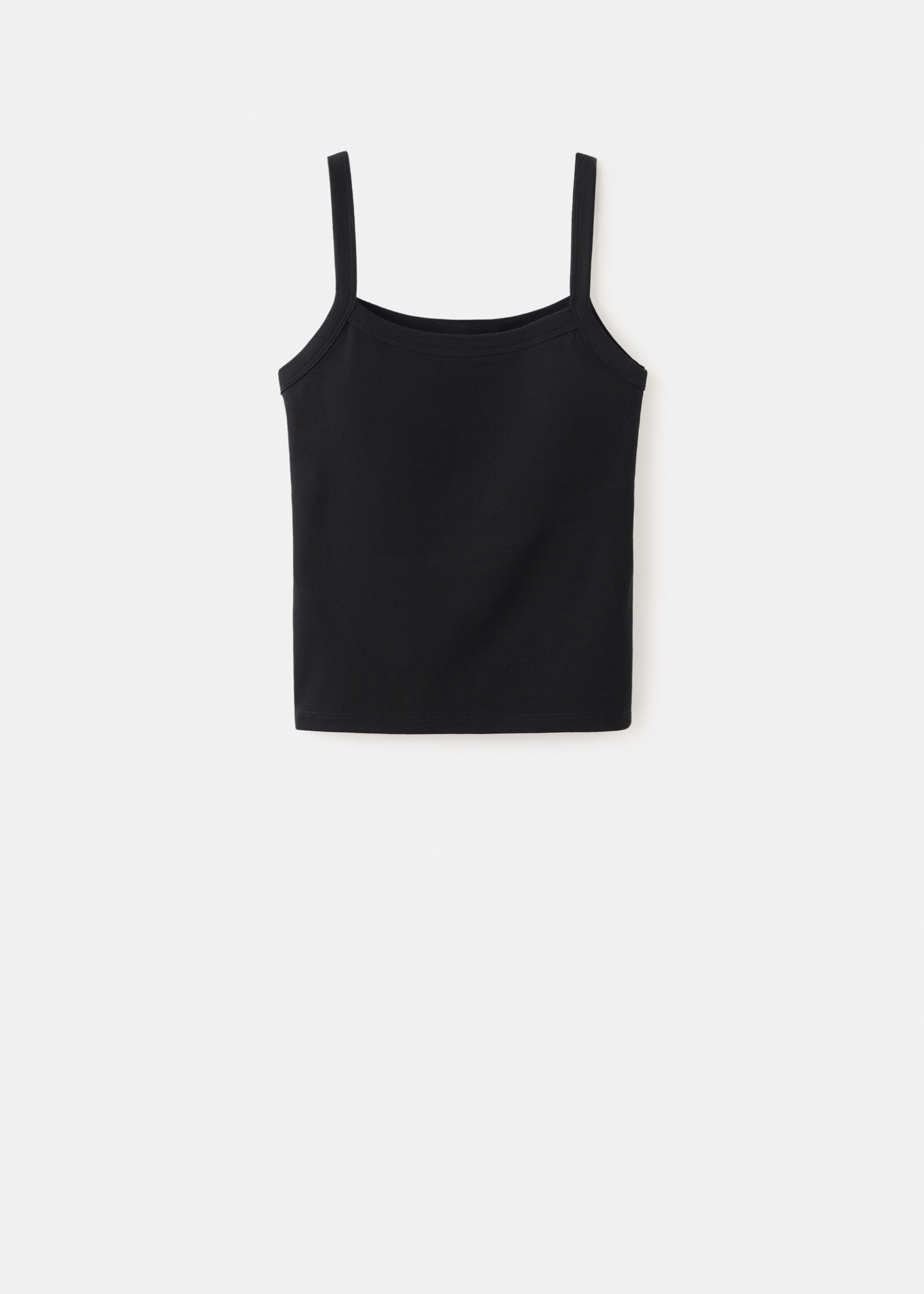 Top à fines bretelles - Article sans modèle, Noir. Ref: 27024779-00.