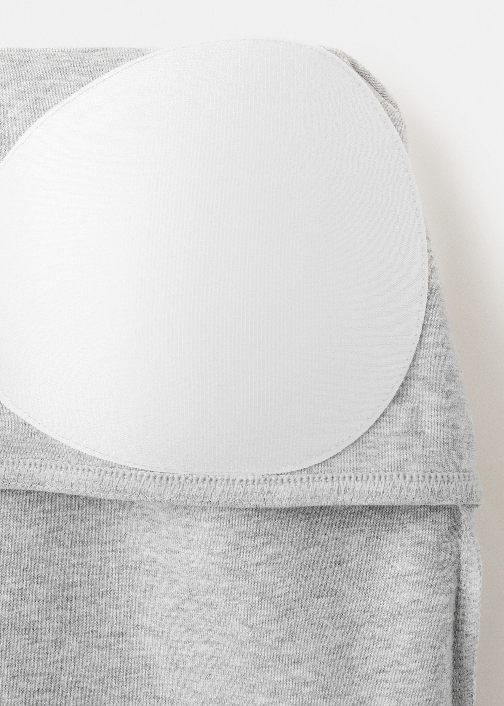 Spaghetti strap top - Details of the article 0, Medium Heather Grey. Ref: 27024780-00.