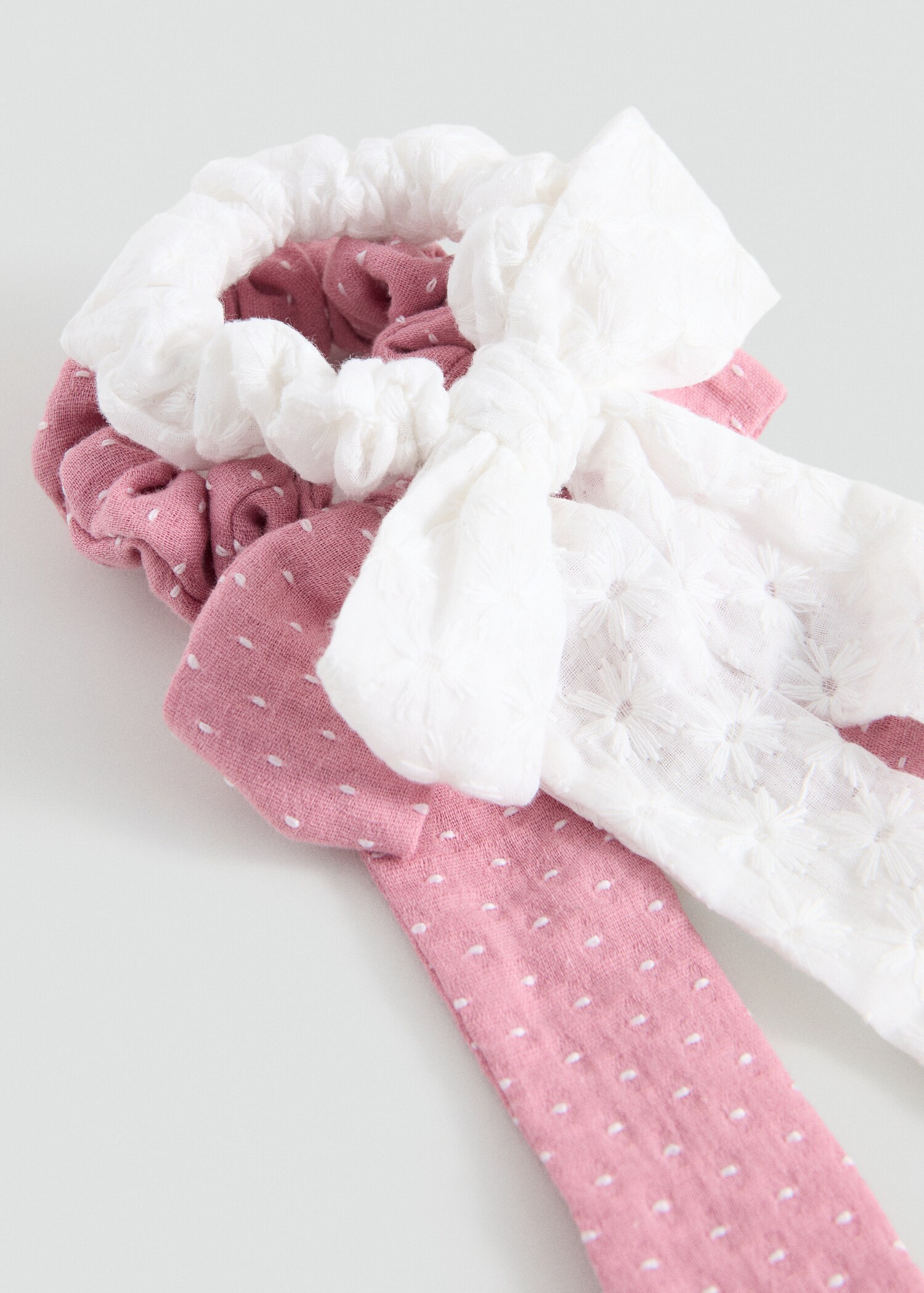 Bow hair tie - Medium plane