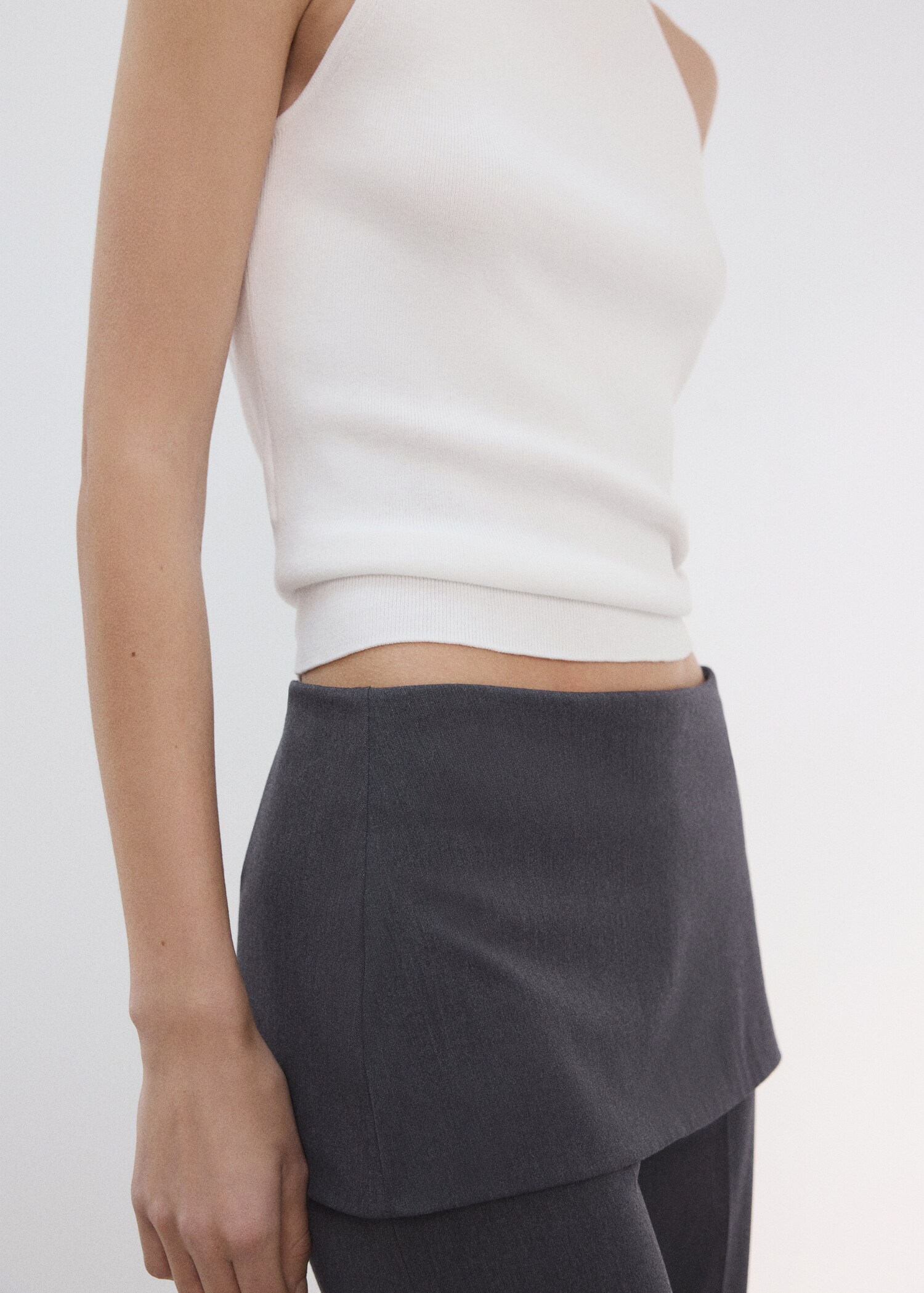 Pantalon droit à design combiné - Détail de l'article 6