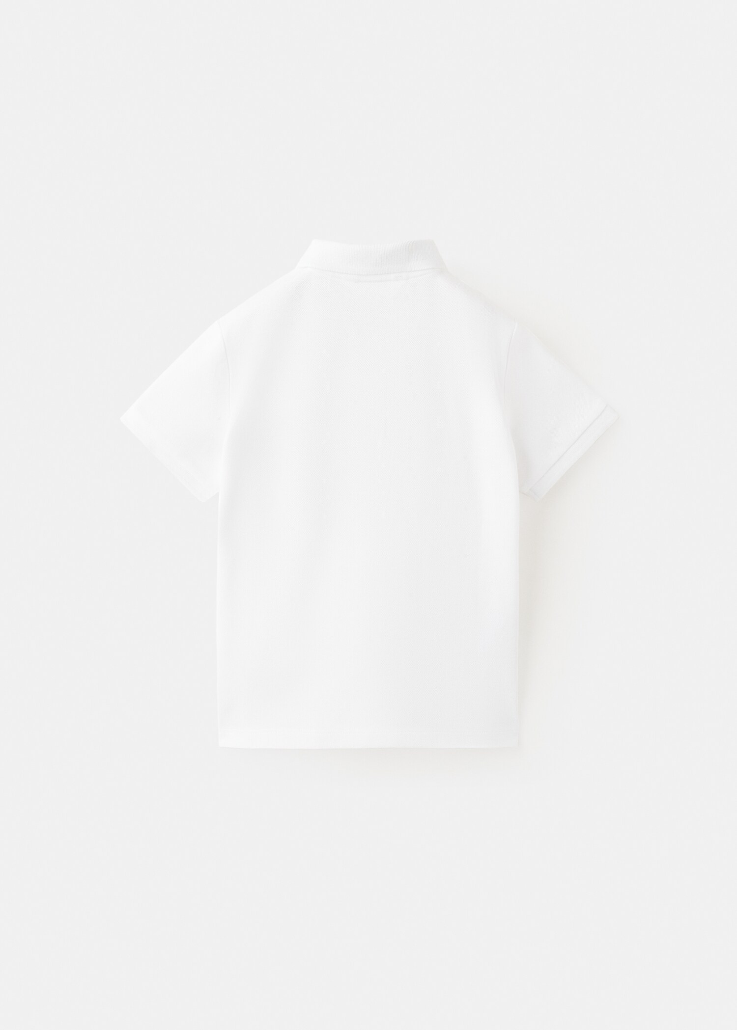 Polo coton manches courtes - Verso de l’article