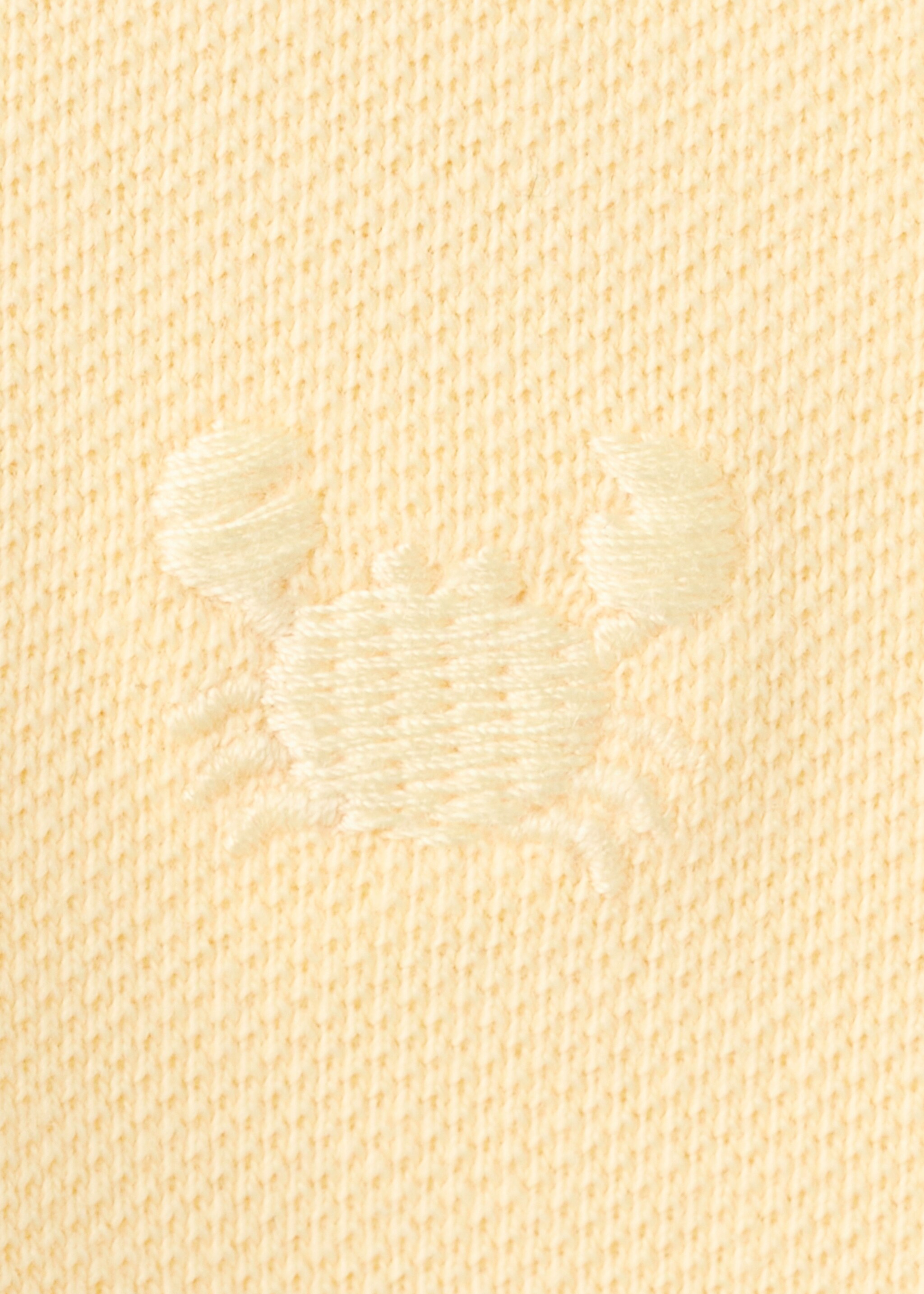 Хлопковое поло с короткими рукавами - Деталь изделия 0, Пастельно-желтый. Ref: 27025144-00.