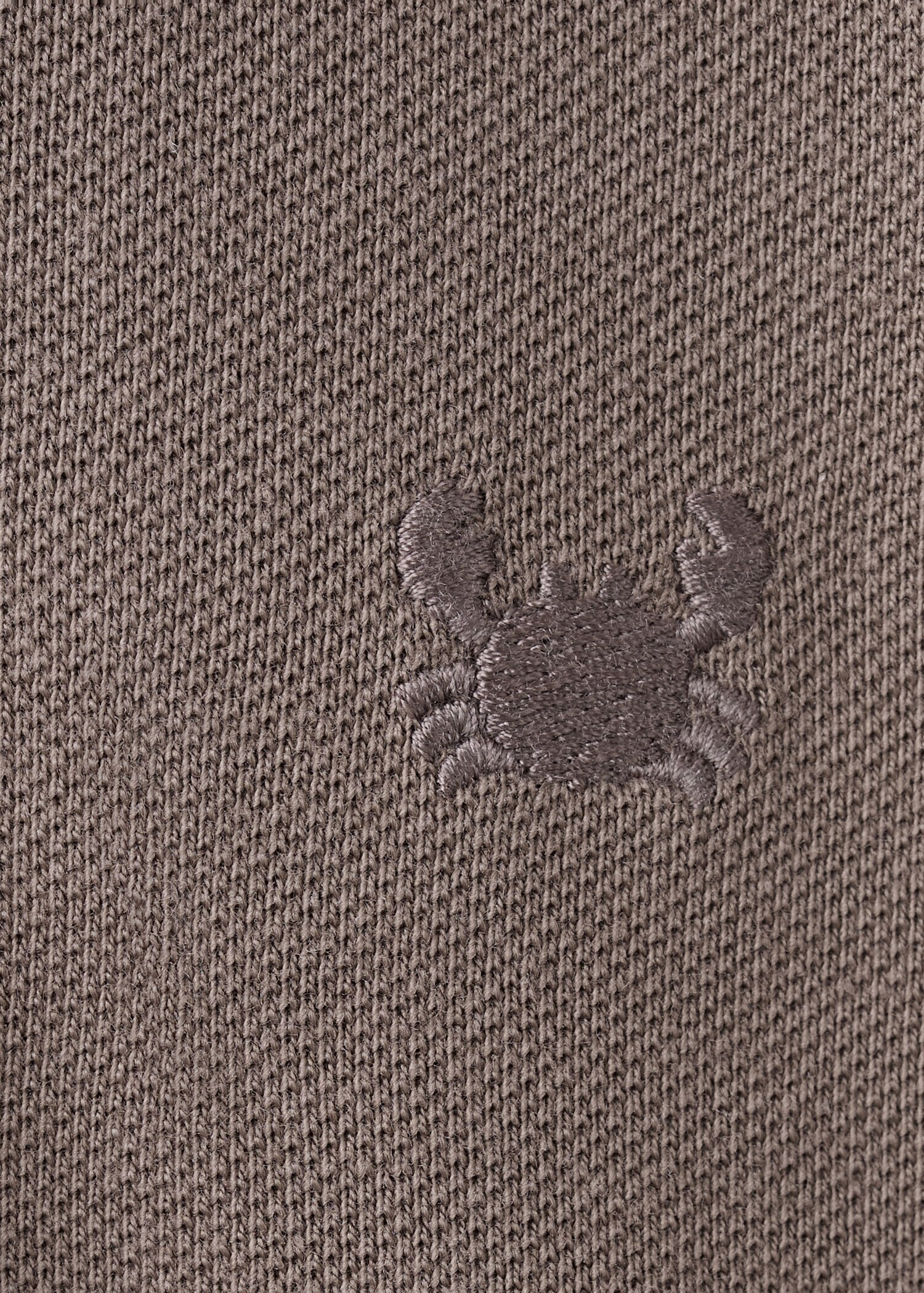 Short-sleeved cotton polo shirt - Details of the article 0