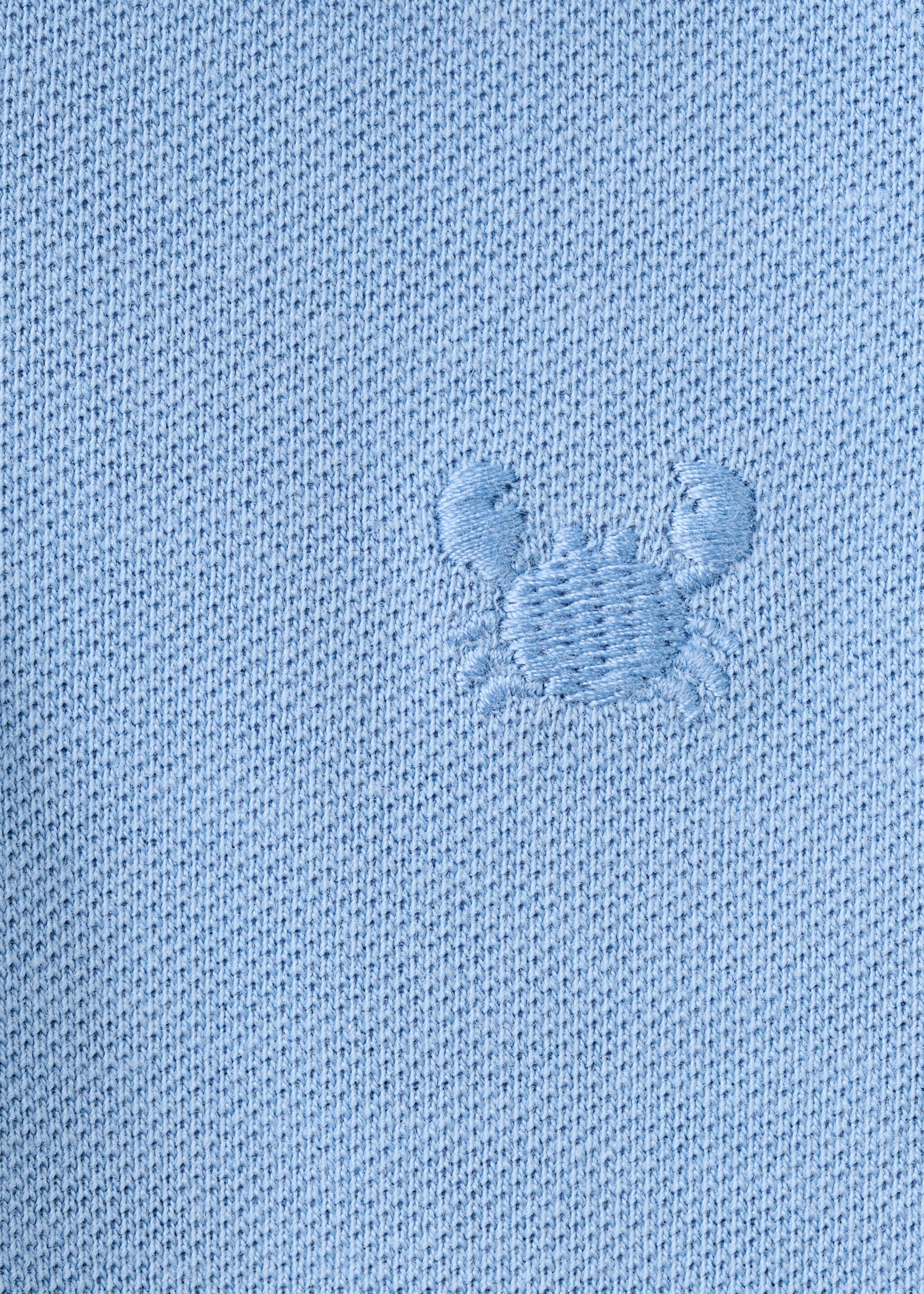 Polo coton manches courtes - Détail de l'article 0, Bleu. Ref: 27025144-00.