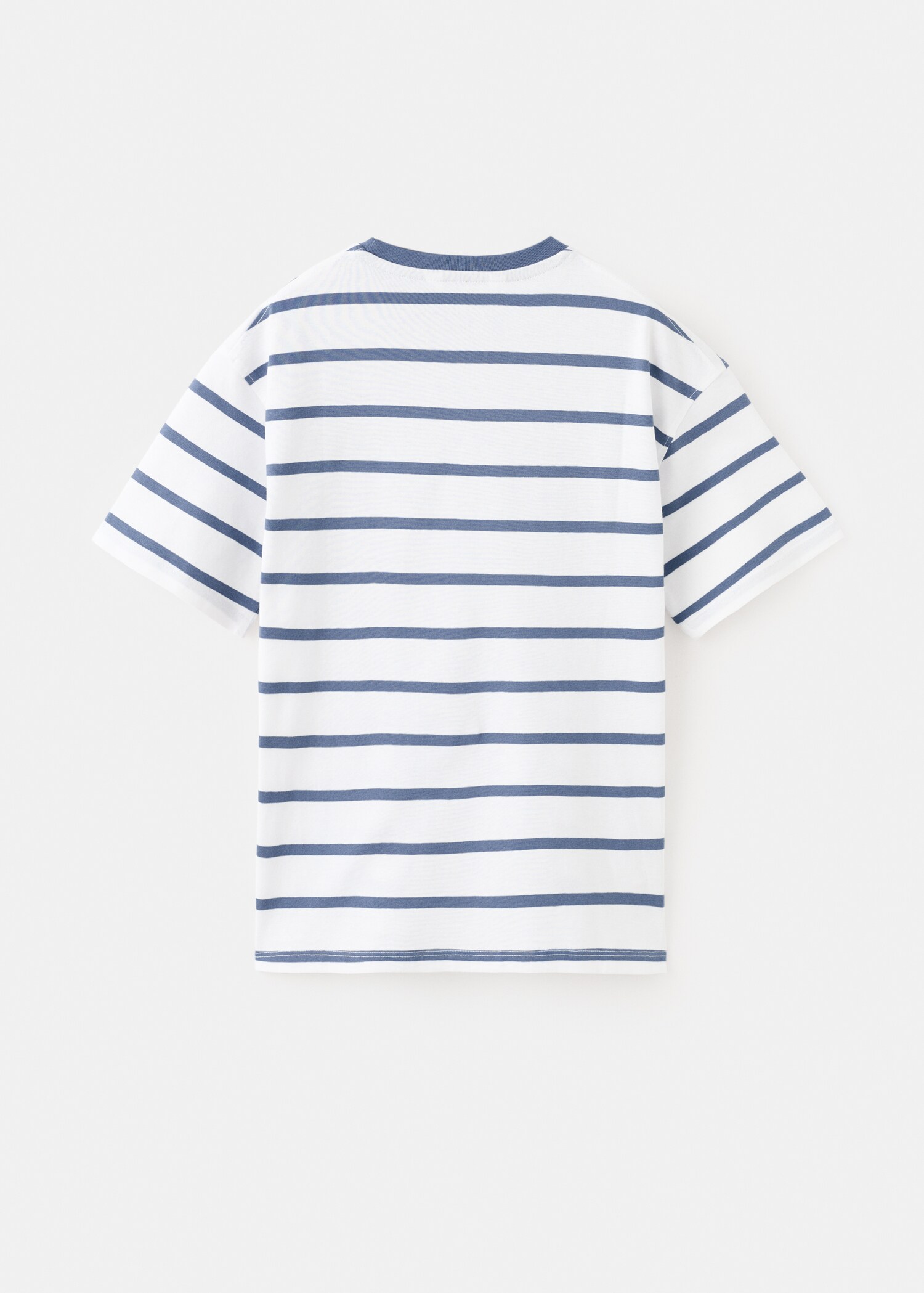 T-shirt coton à rayures - Verso de l’article