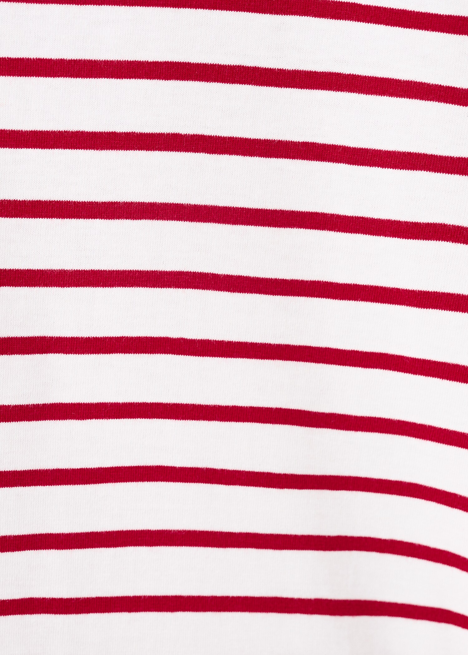 T-shirt coton à rayures - Détail de l'article 0
