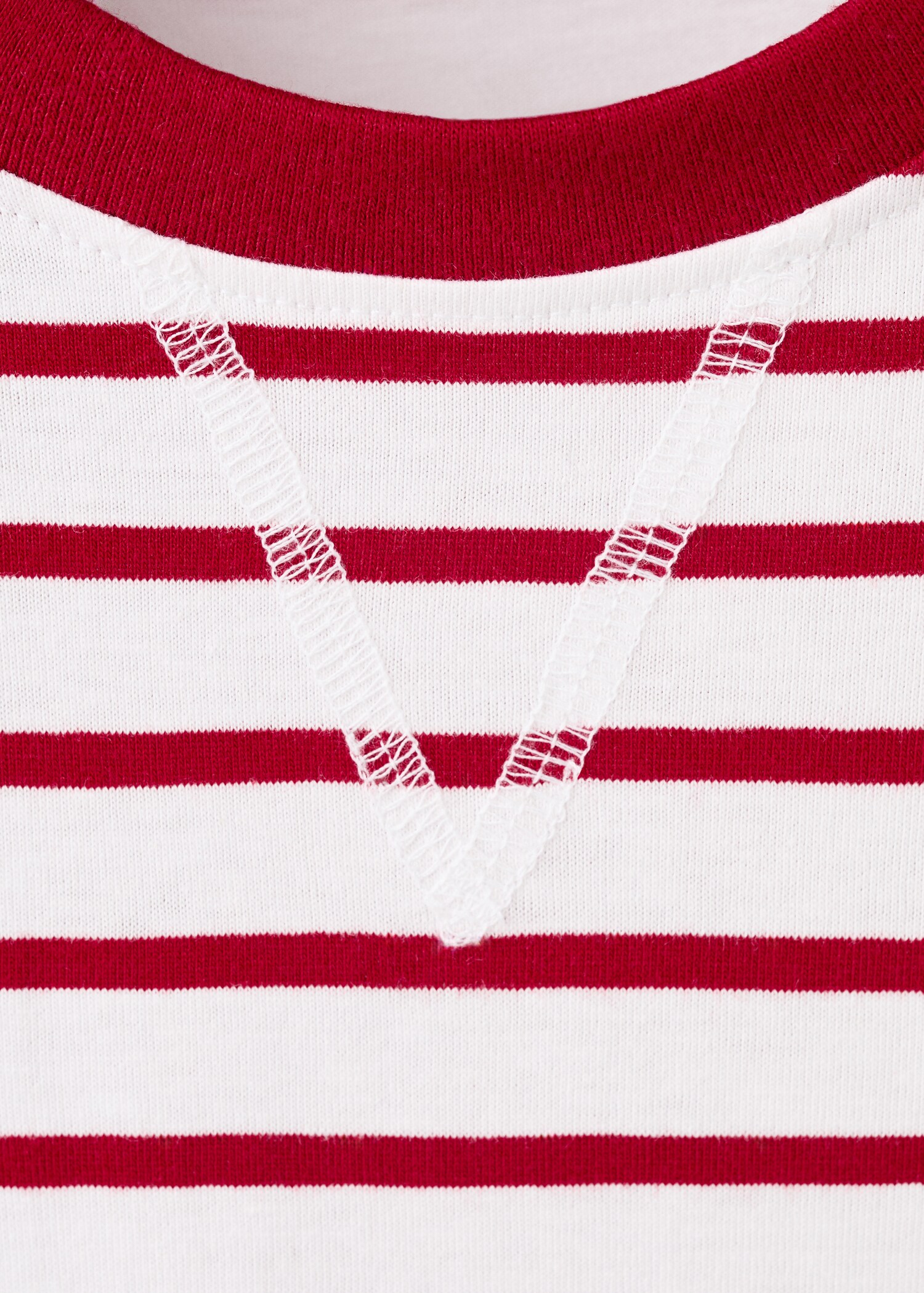 T-shirt coton à rayures - Détail de l'article 8