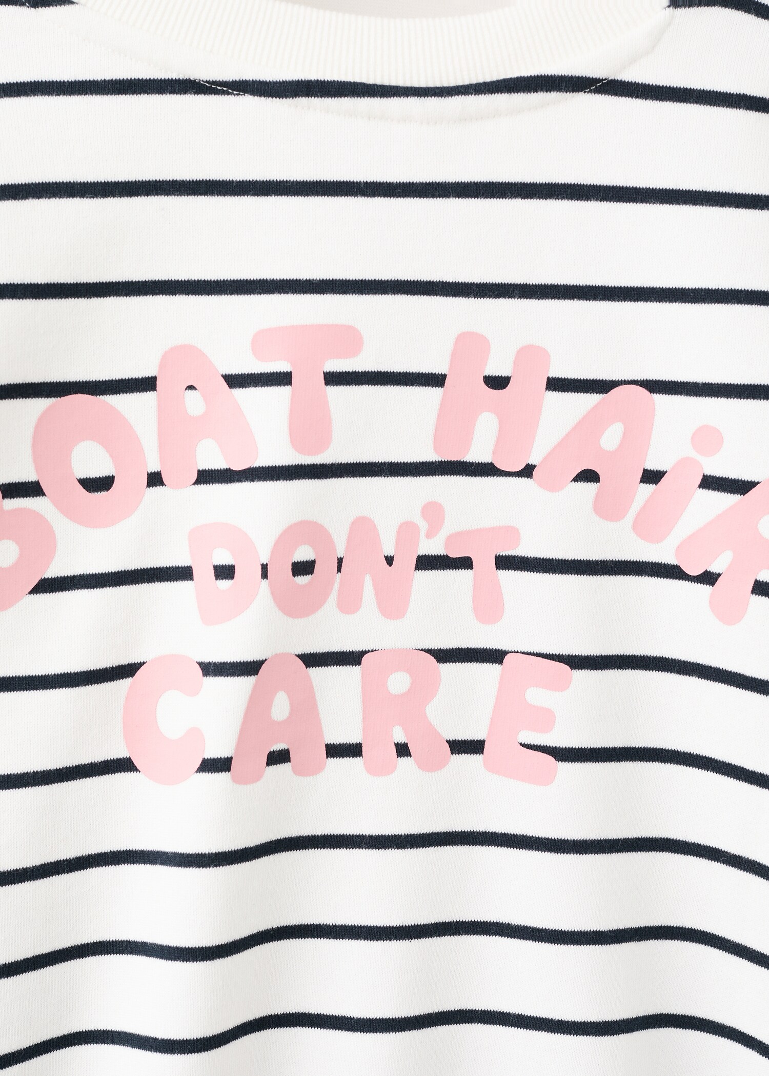 Sudadera rayas mensaje estampado - Detalle del artículo 8