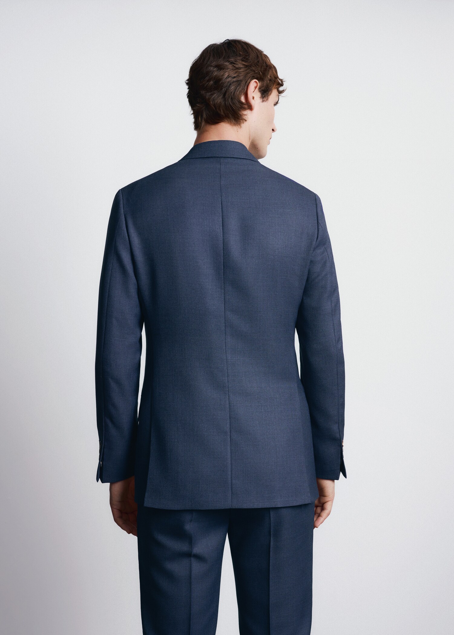 100% wool blazer Vitale Barberis Canonico® - Reverse of the article