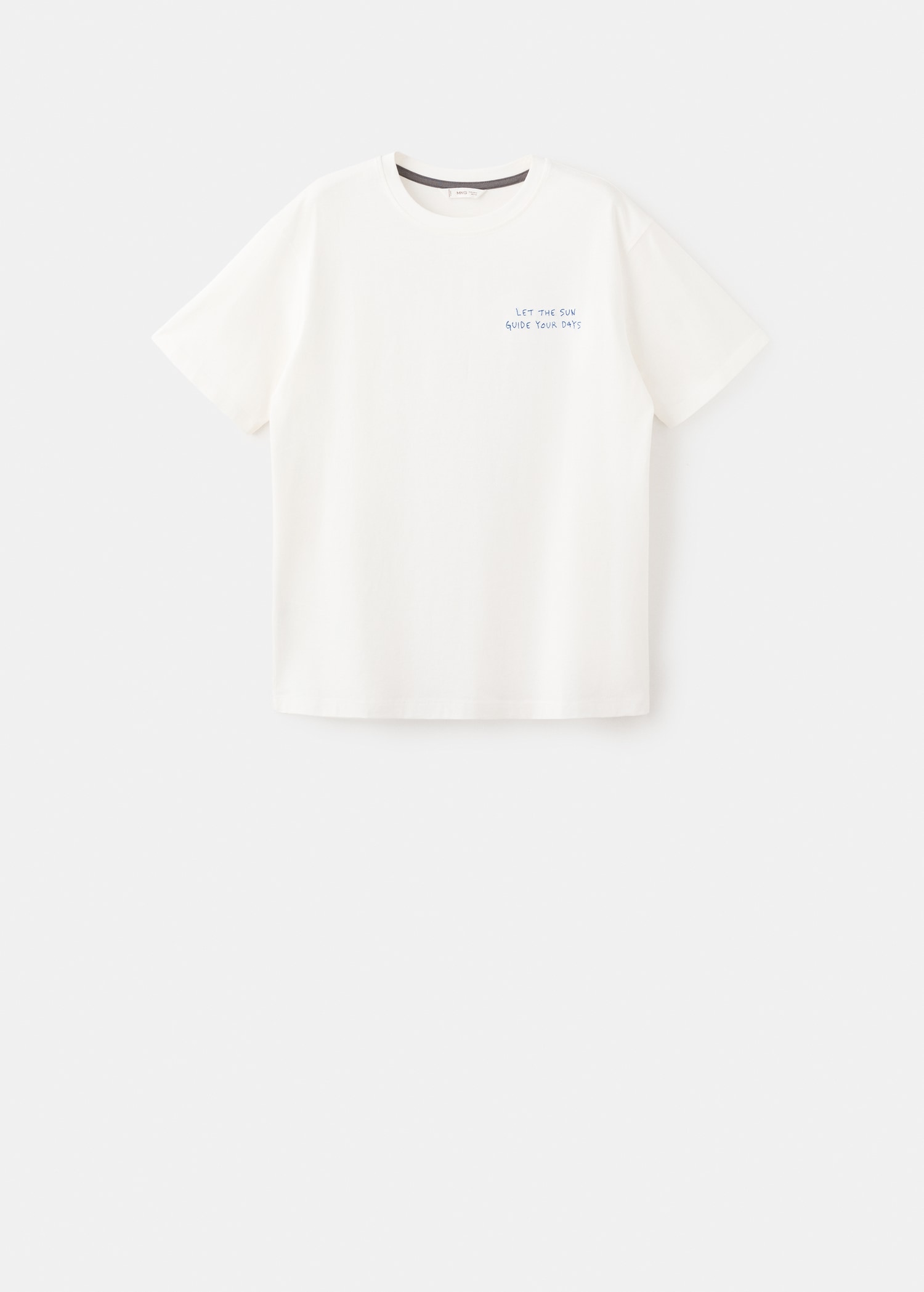 تي شيرت مطبوع من القطن - منتج دون نموذج