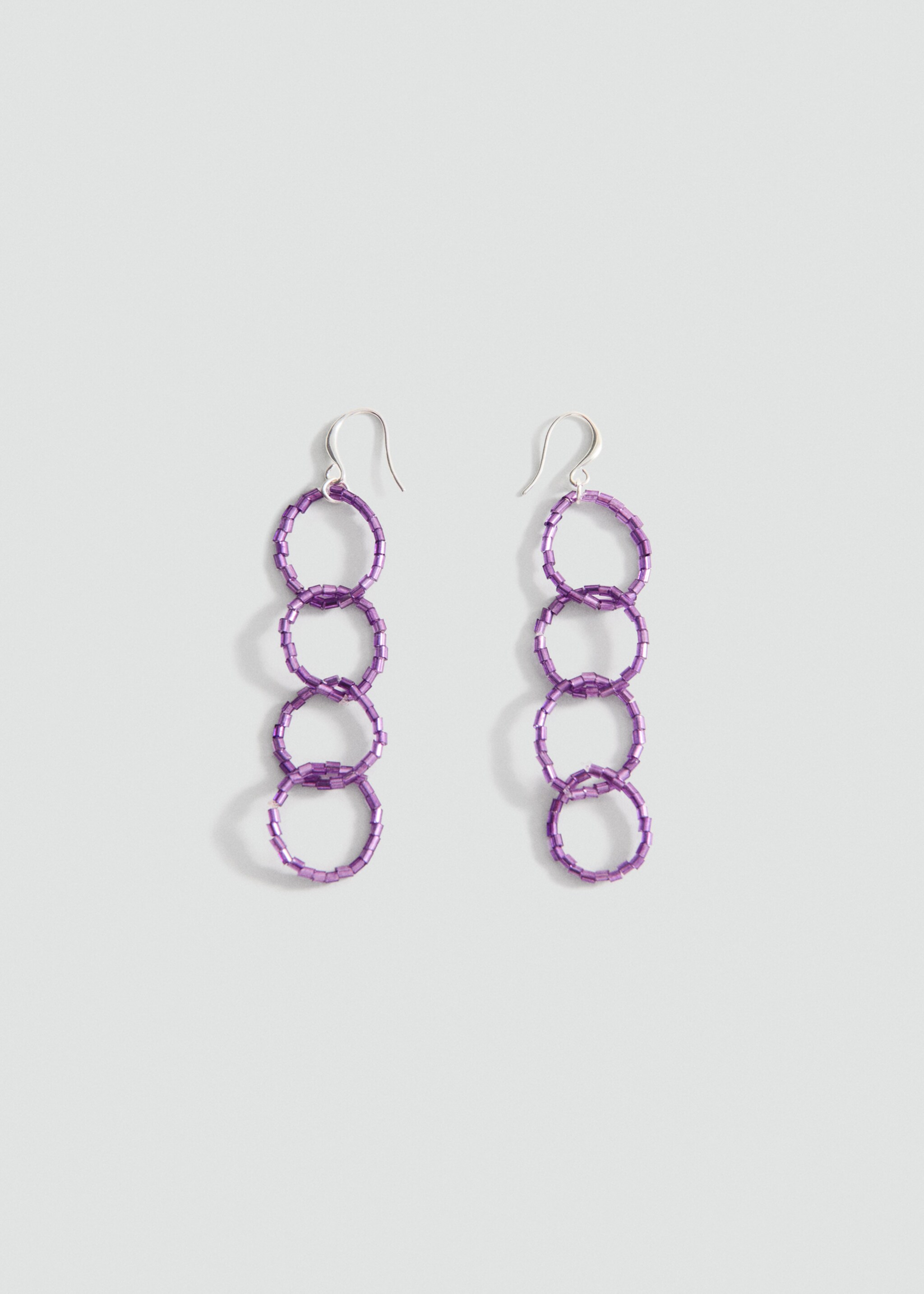 Σκουλαρίκια κρεμαστά κρίκοι - Προϊόν χωρίς μοντέλο, Ασημί. Ref: 27025166-00.