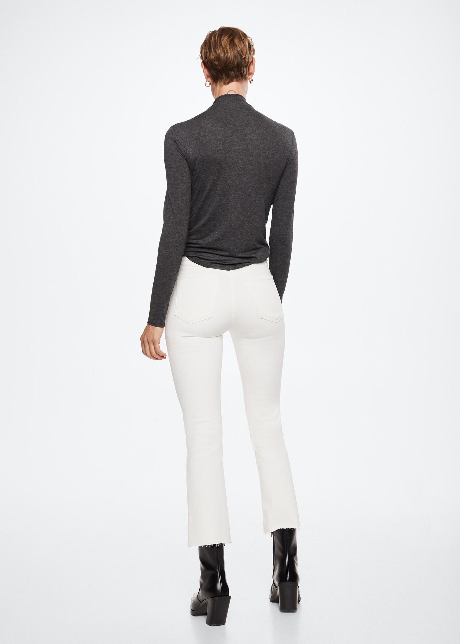 High-waist bootcut jeans - Reverse of the article