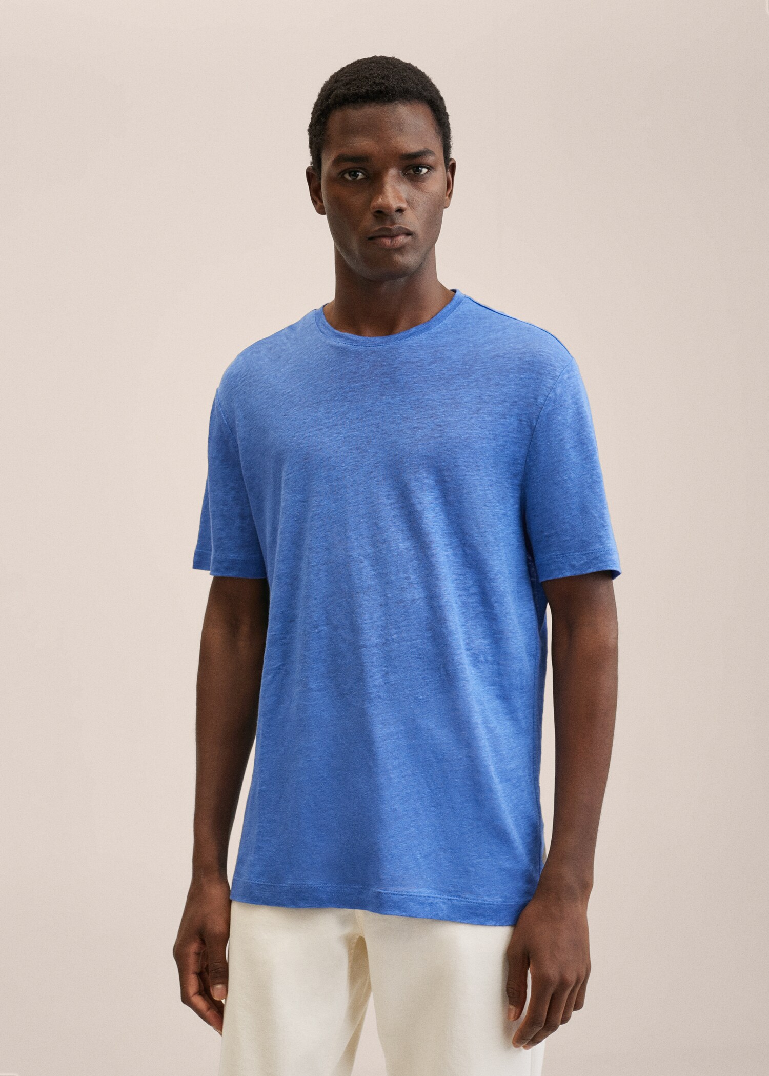 100% linen t-shirt - Medium plane