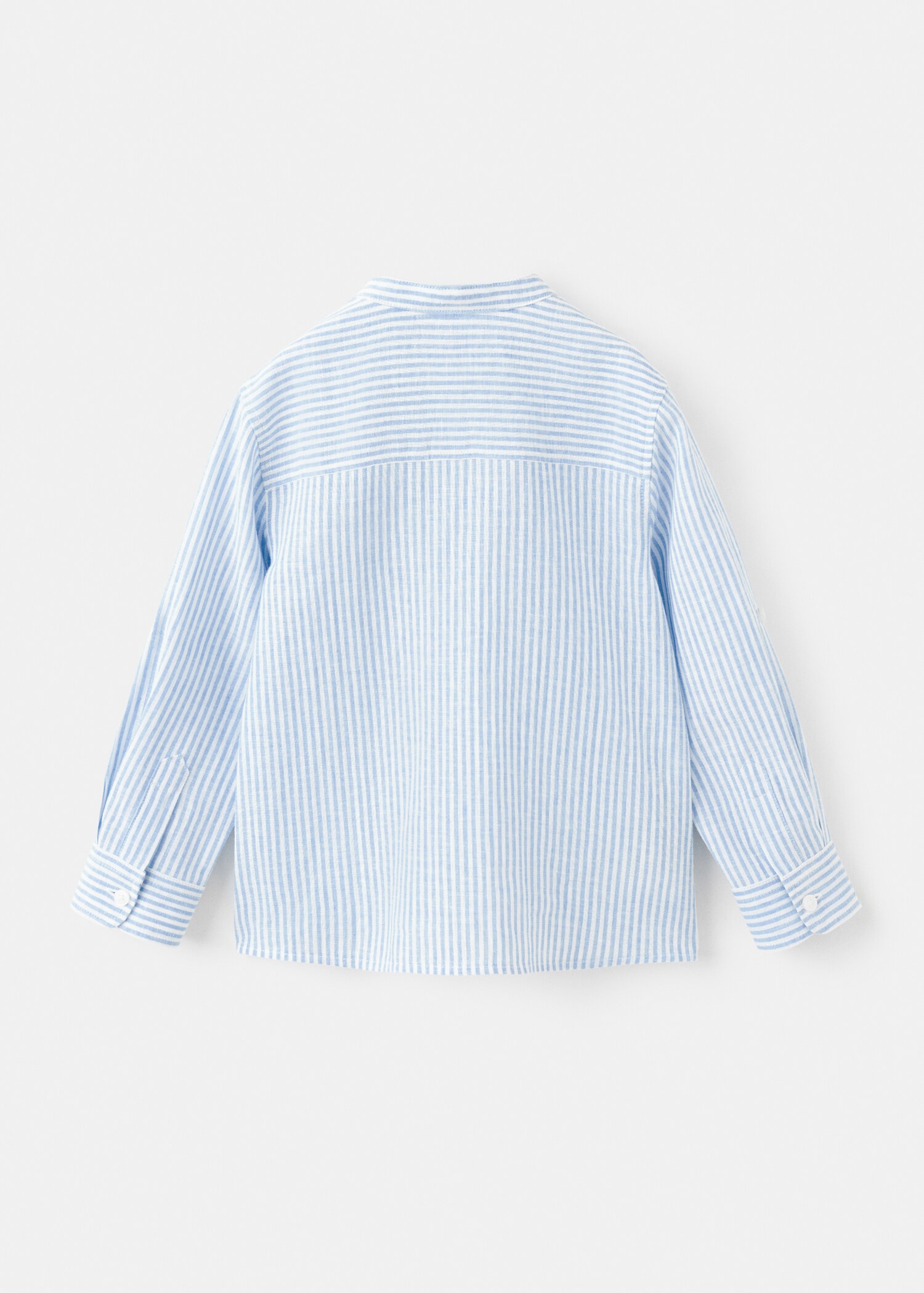 Striped linen-blend shirt - Reverse of the article