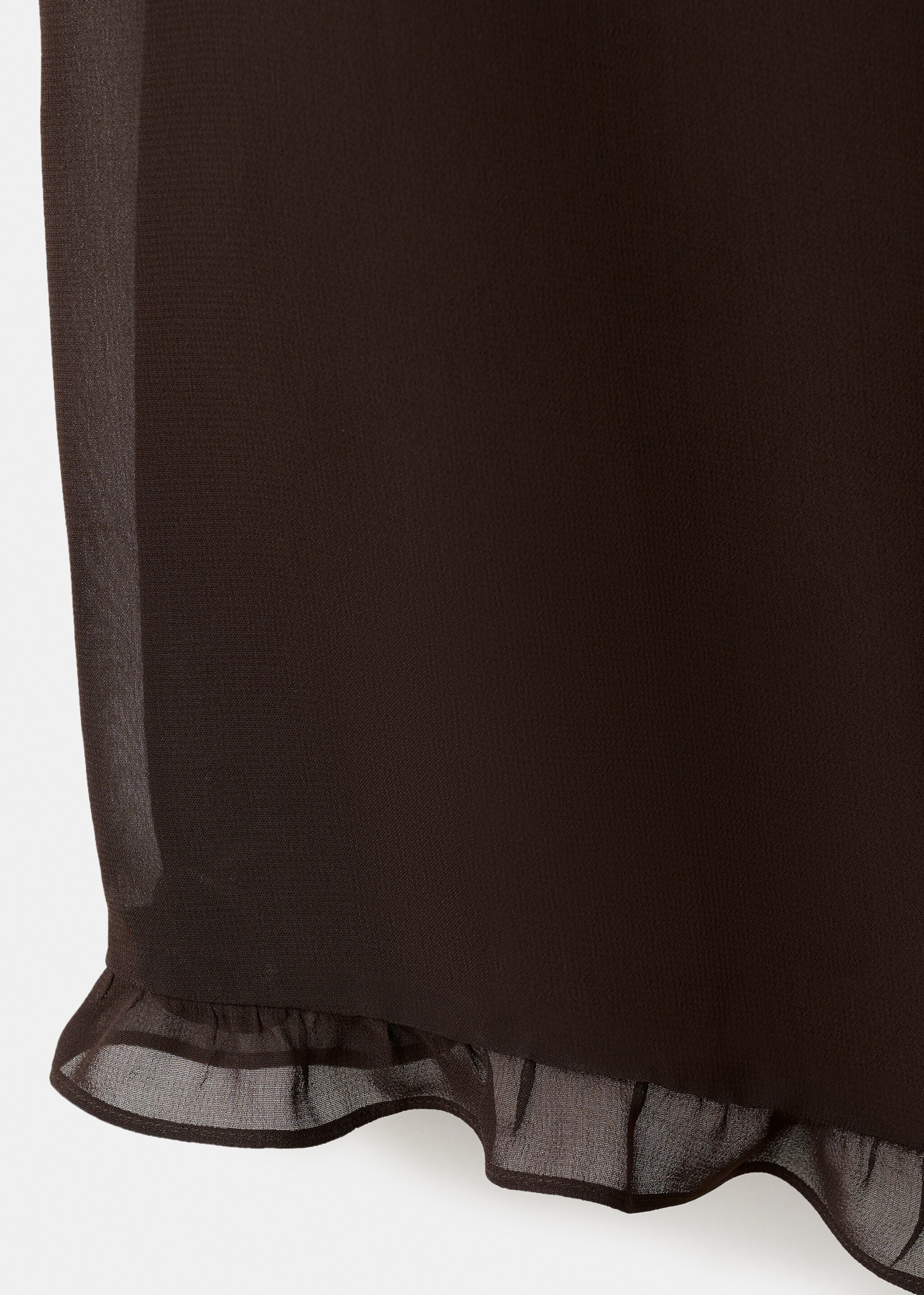 Strapless dress - Details of the article 0, Brown. Ref: 27025811-00.
