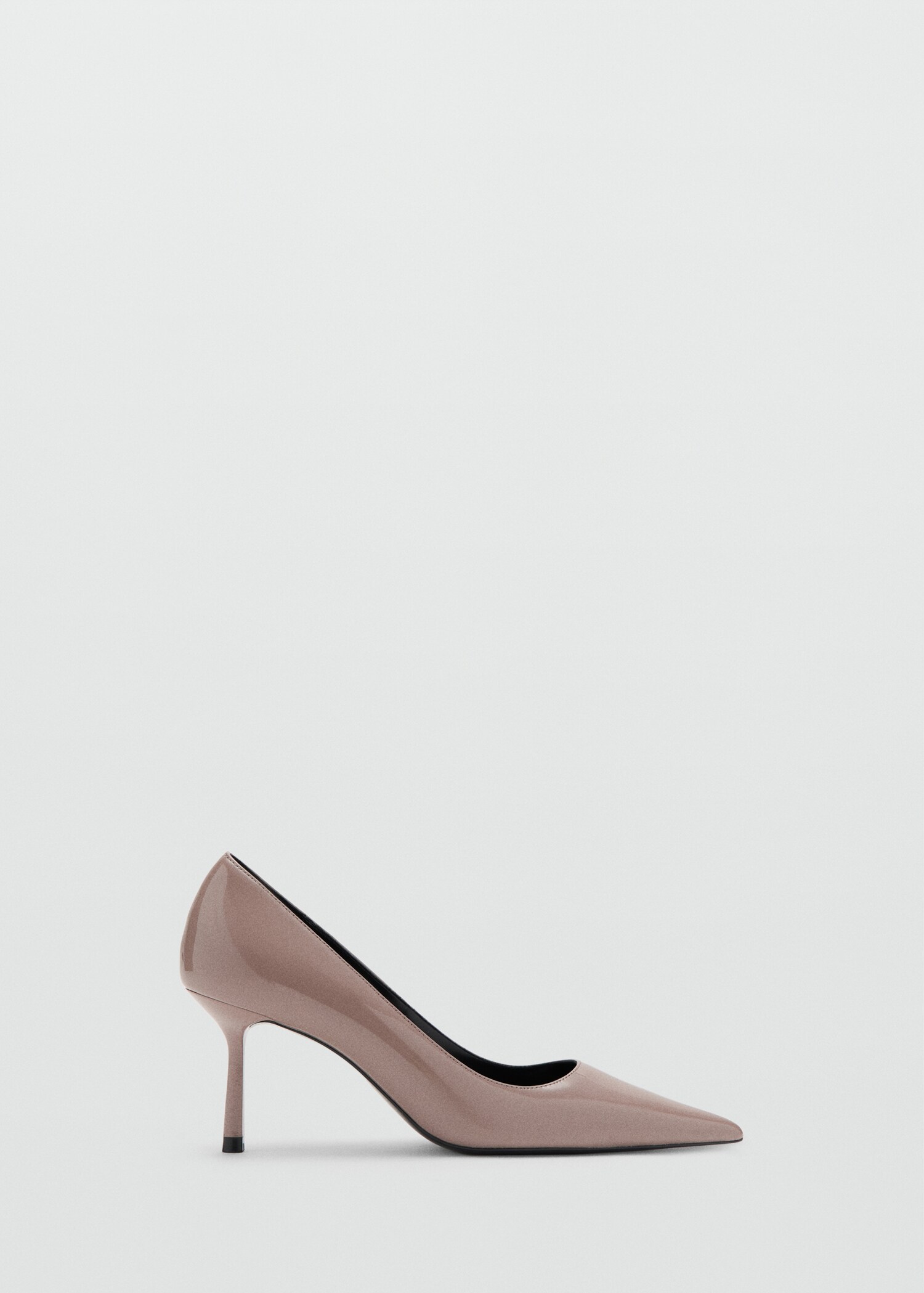 Patent leather pointed-toe court shoes - Article without model