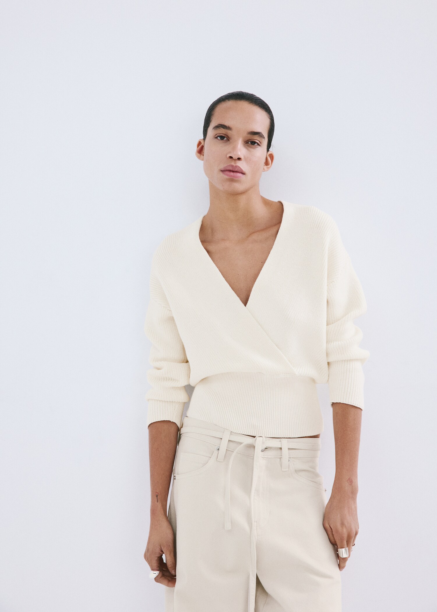 Jean wide leg avec cordon - Détail de l'article 1