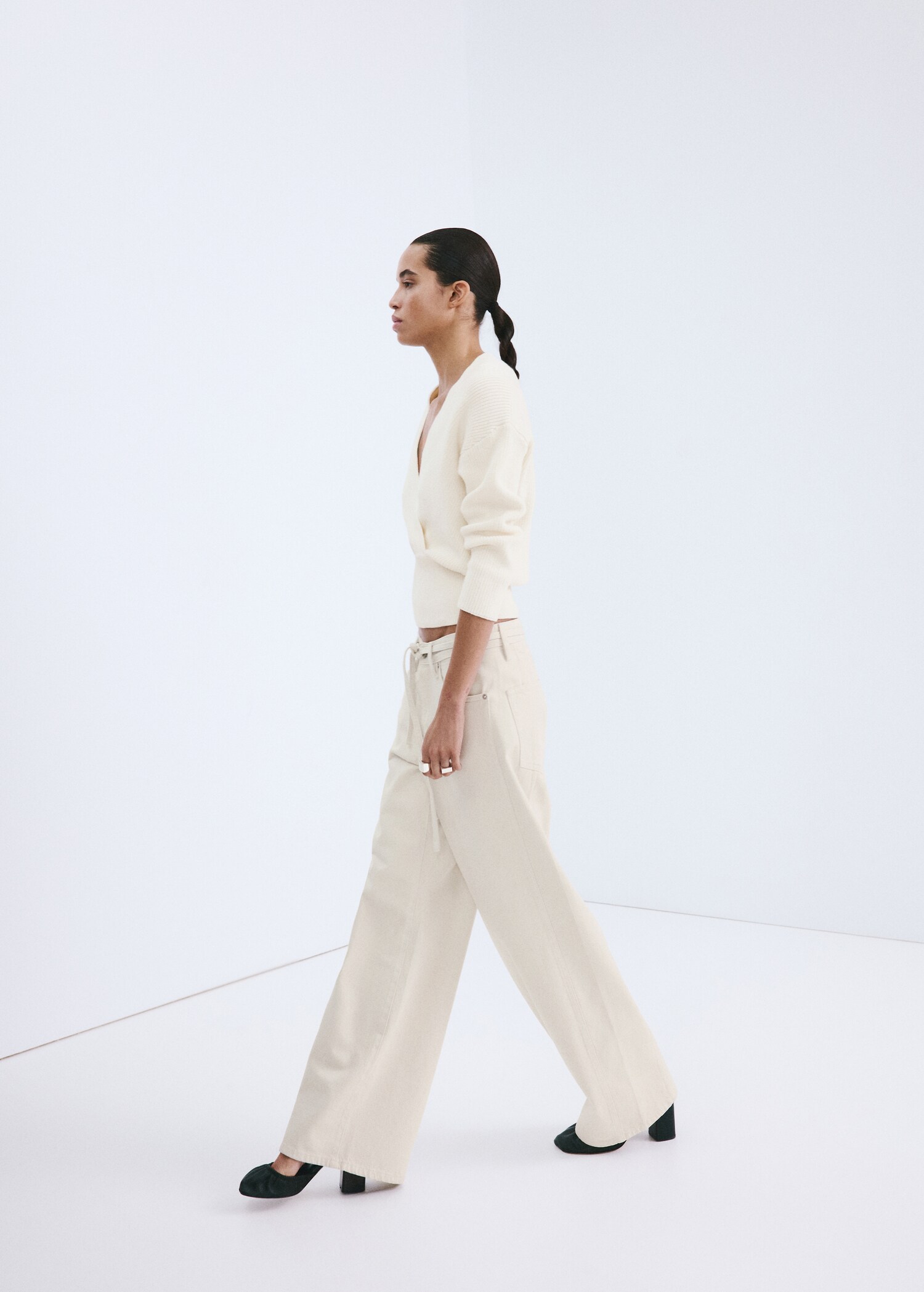 Jean wide leg avec cordon - Détail de l'article 2