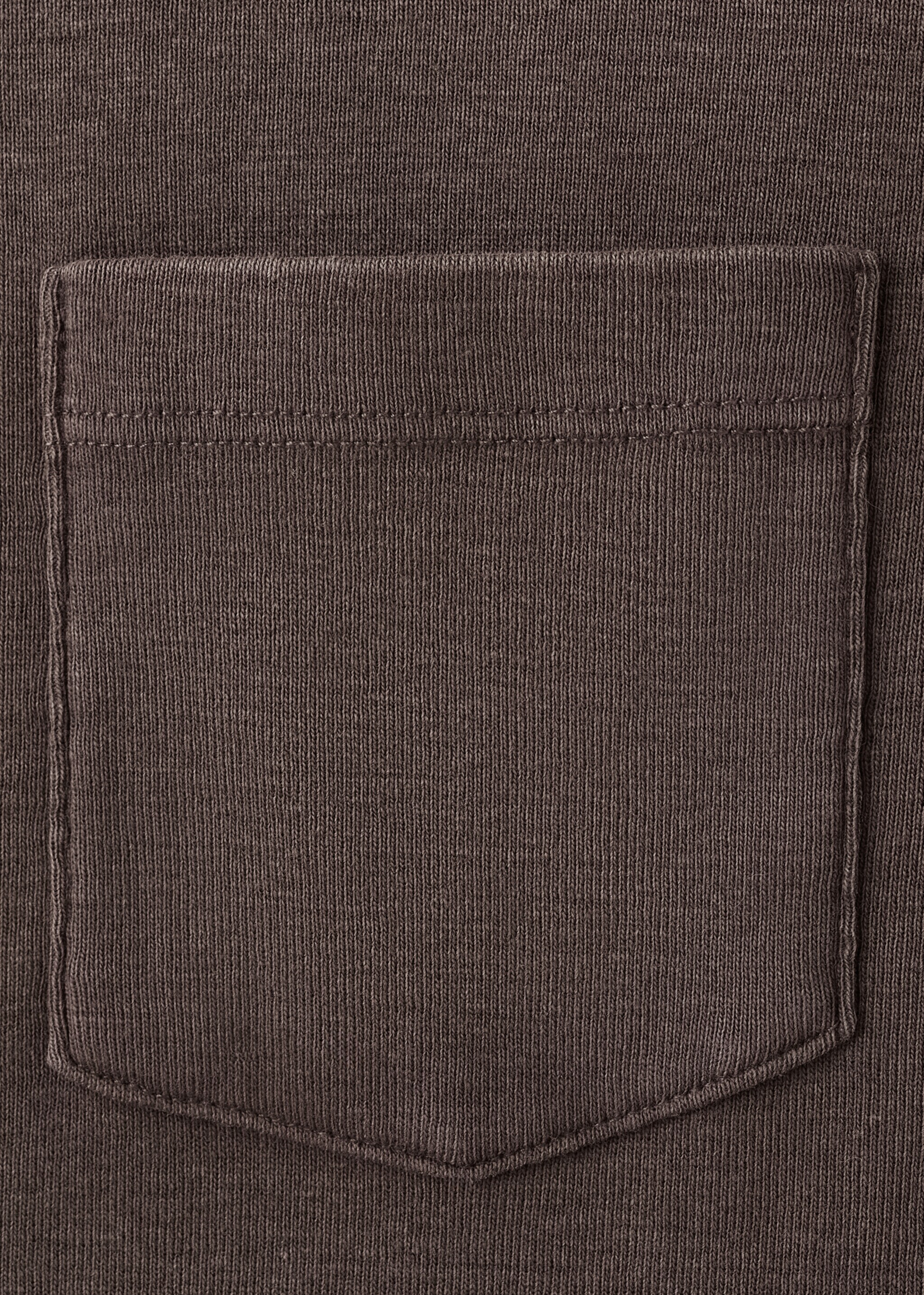 تي شيرت قطني بأكمام طويلة - تفاصيل المنتج 0, بني. Ref: 27025825-00.