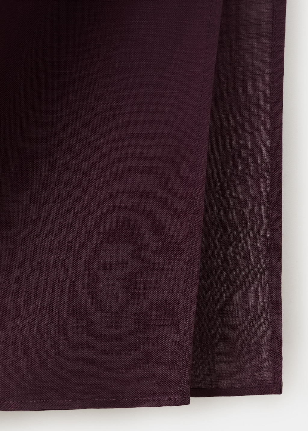 Asymmetrical dress with side slit - image 4