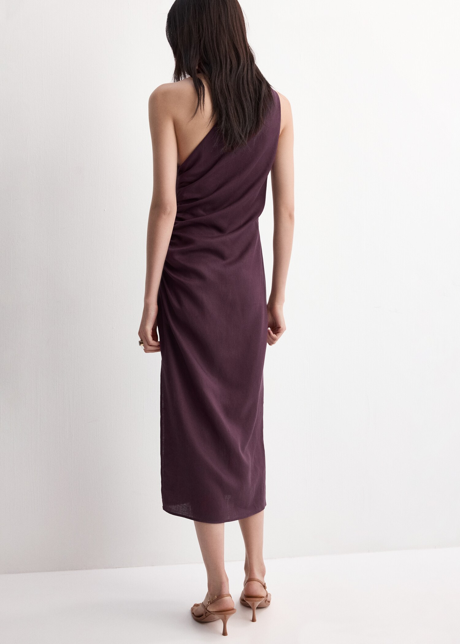 Robe asymétrique ouverture latérale - Verso de l’article