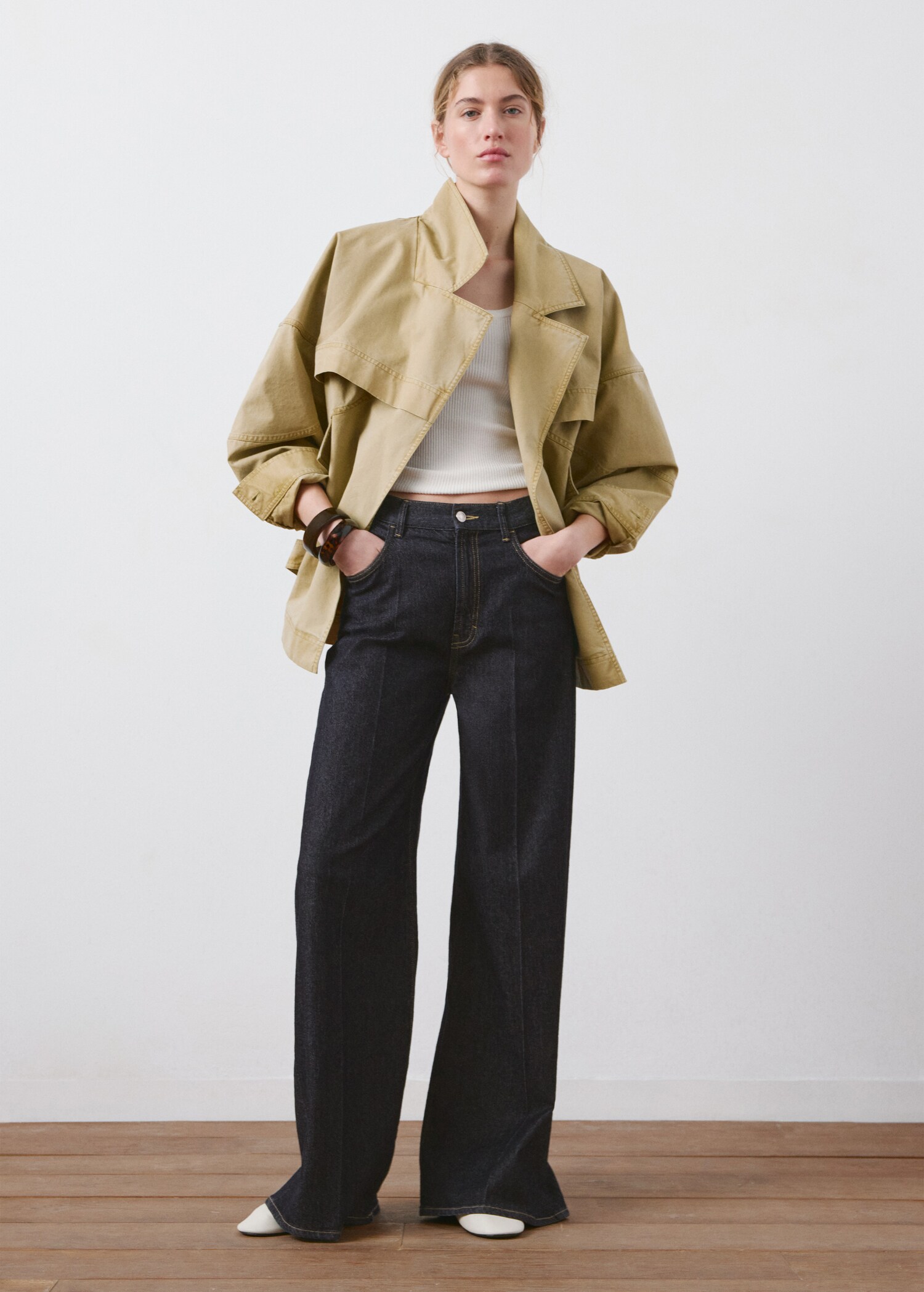 Mid-rise balloon jeans - Details of the article 2