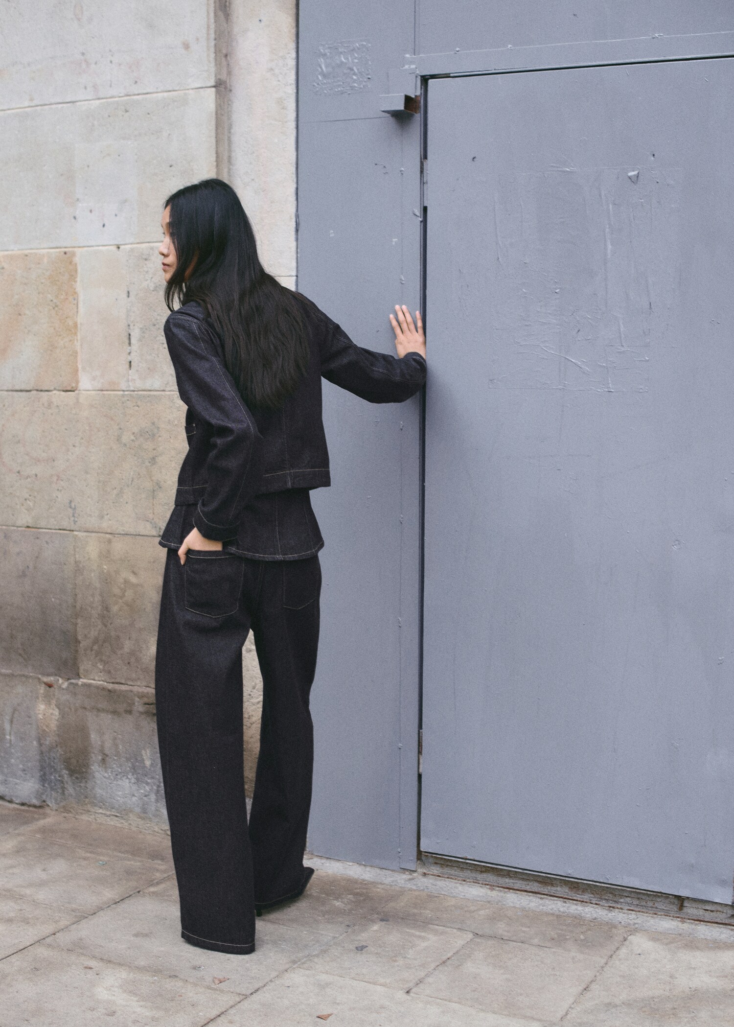 미드라이즈 벌룬 진 - 상품 반전: