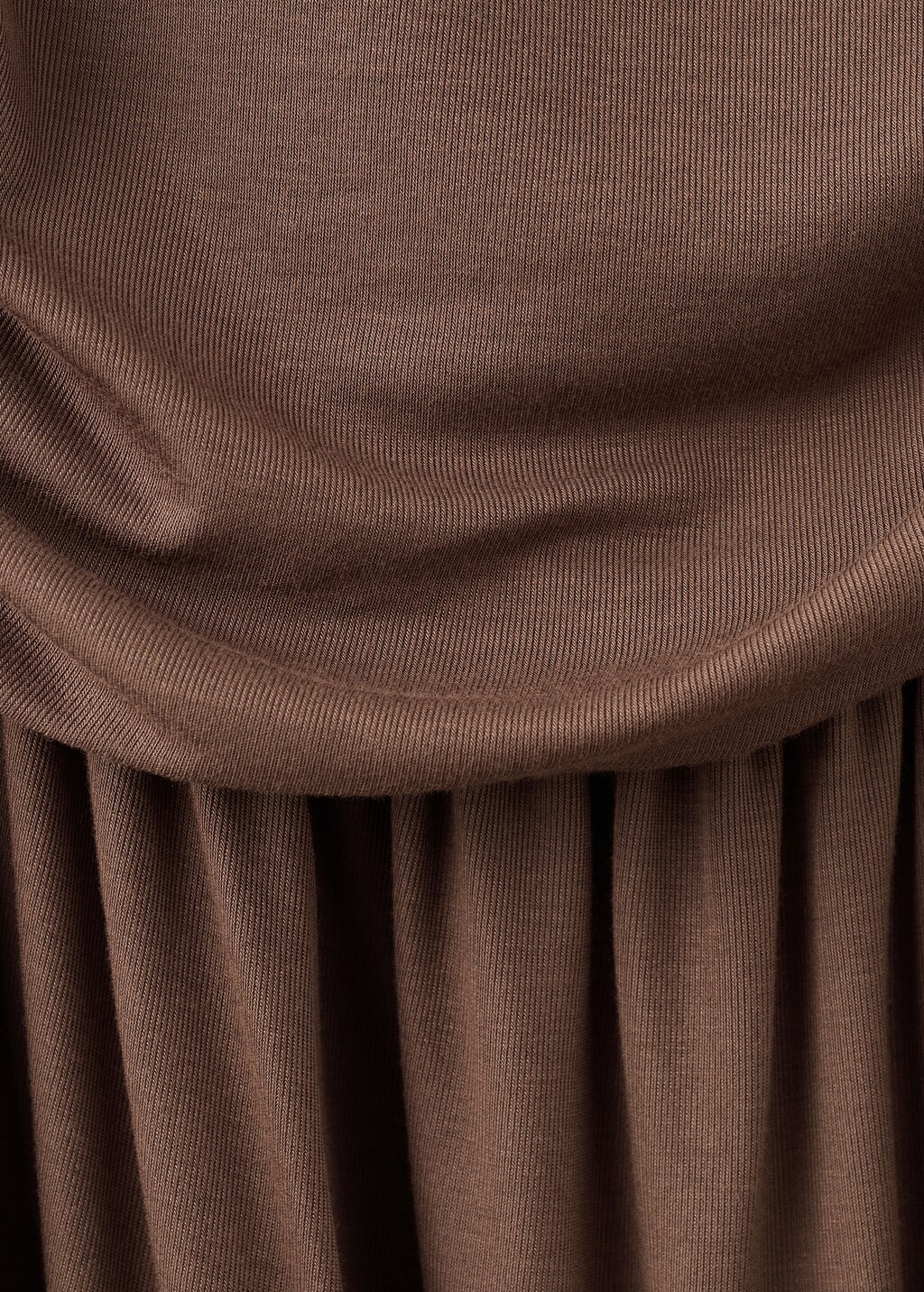 Asymmetrical dress with gathered body - image 5