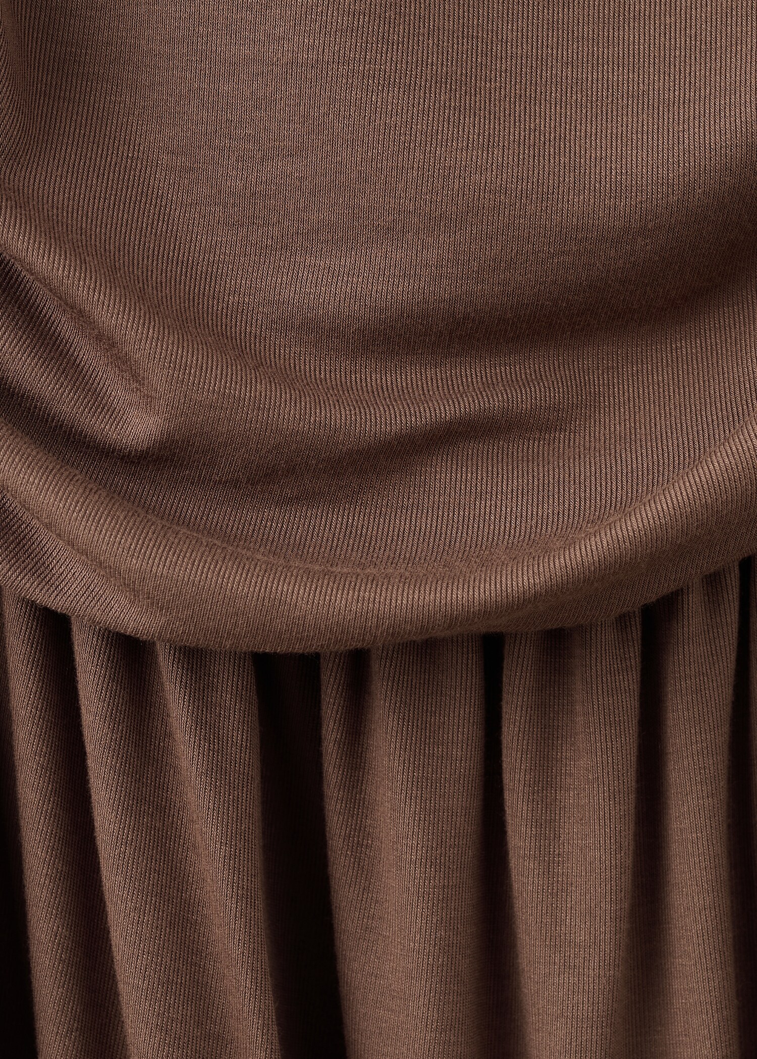 Asymmetrical dress with gathered body - Details of the article 0