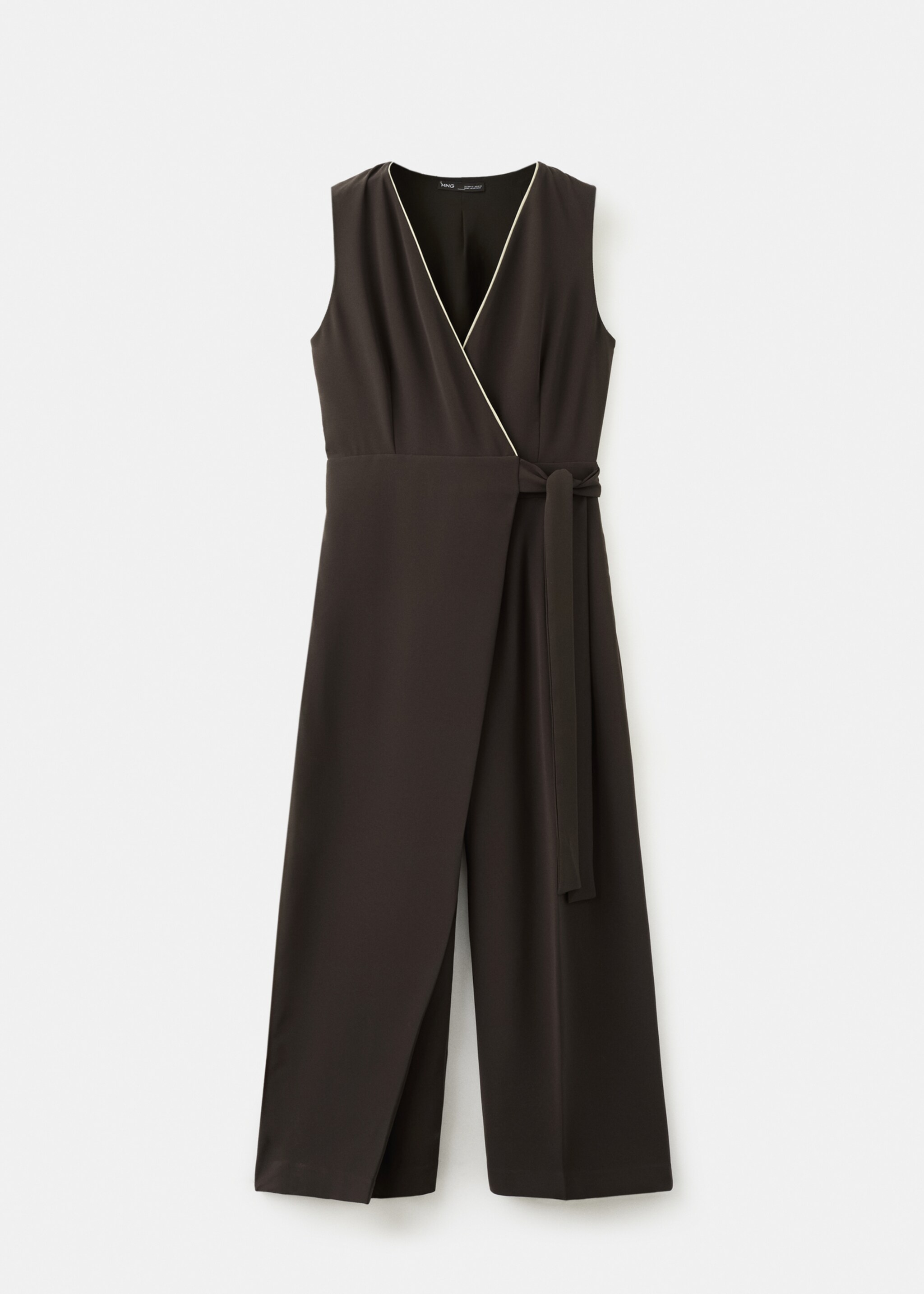 Belt wrap jumpsuit - Article without model, Chocolate. Ref: 27025834-00.