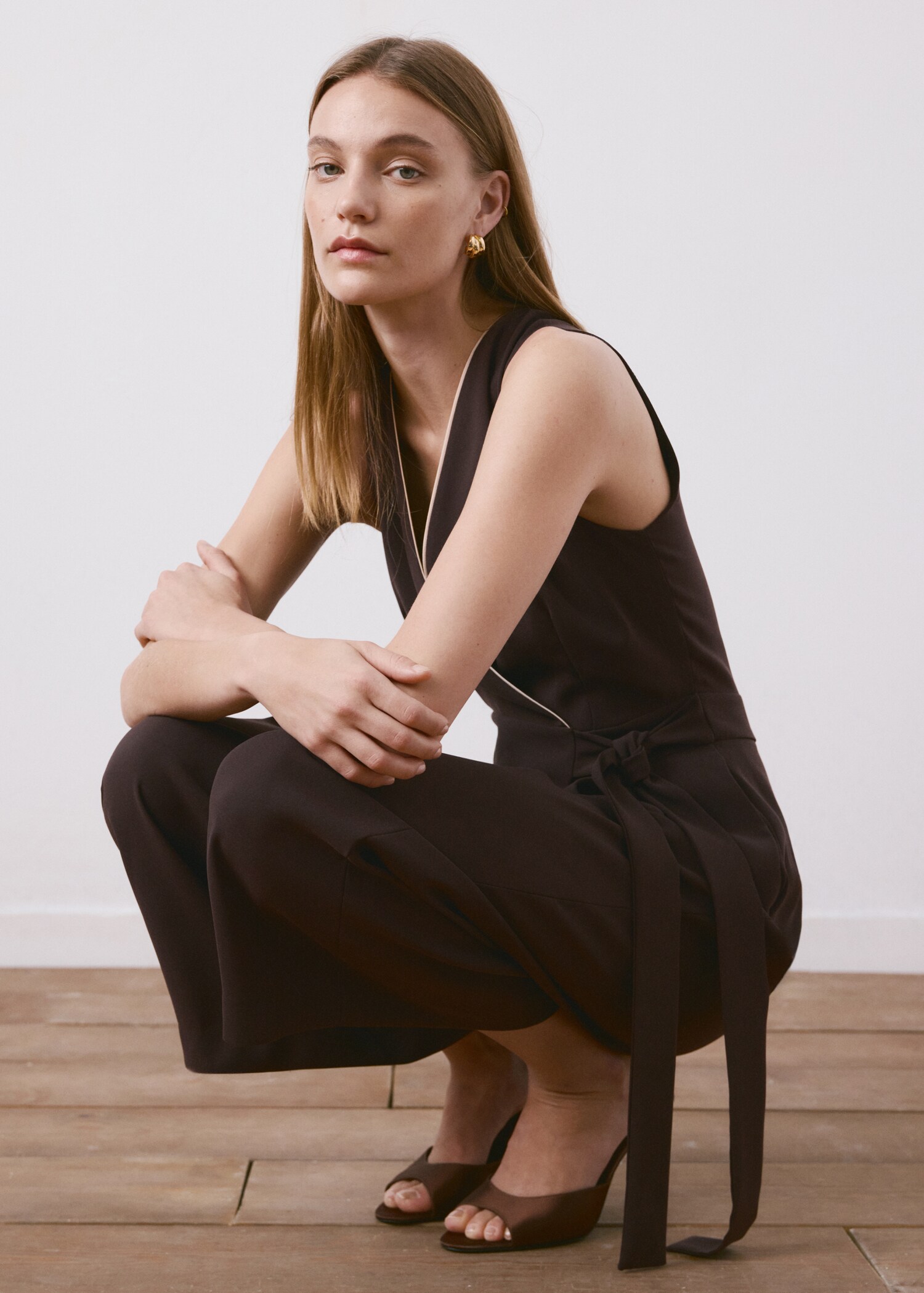 Belt wrap jumpsuit - Details of the article 2