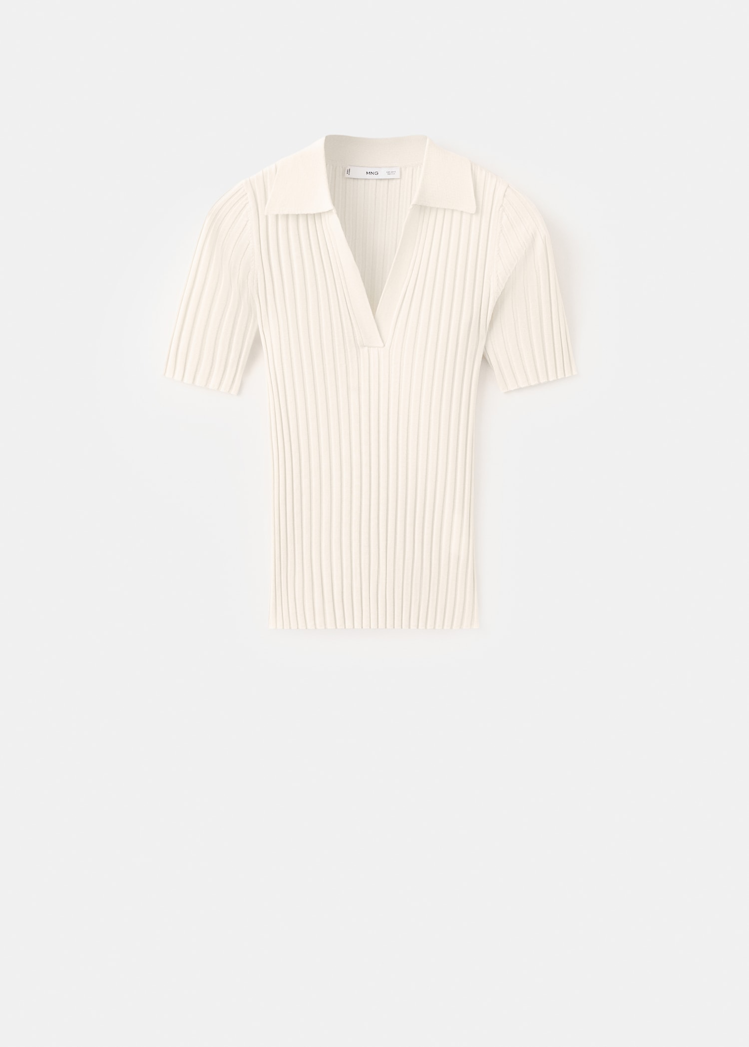 V-neck knit sweater - Article without model