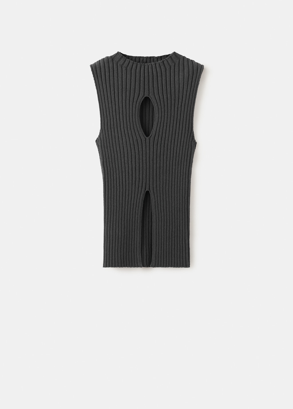 Ribbed top with openings - image 2