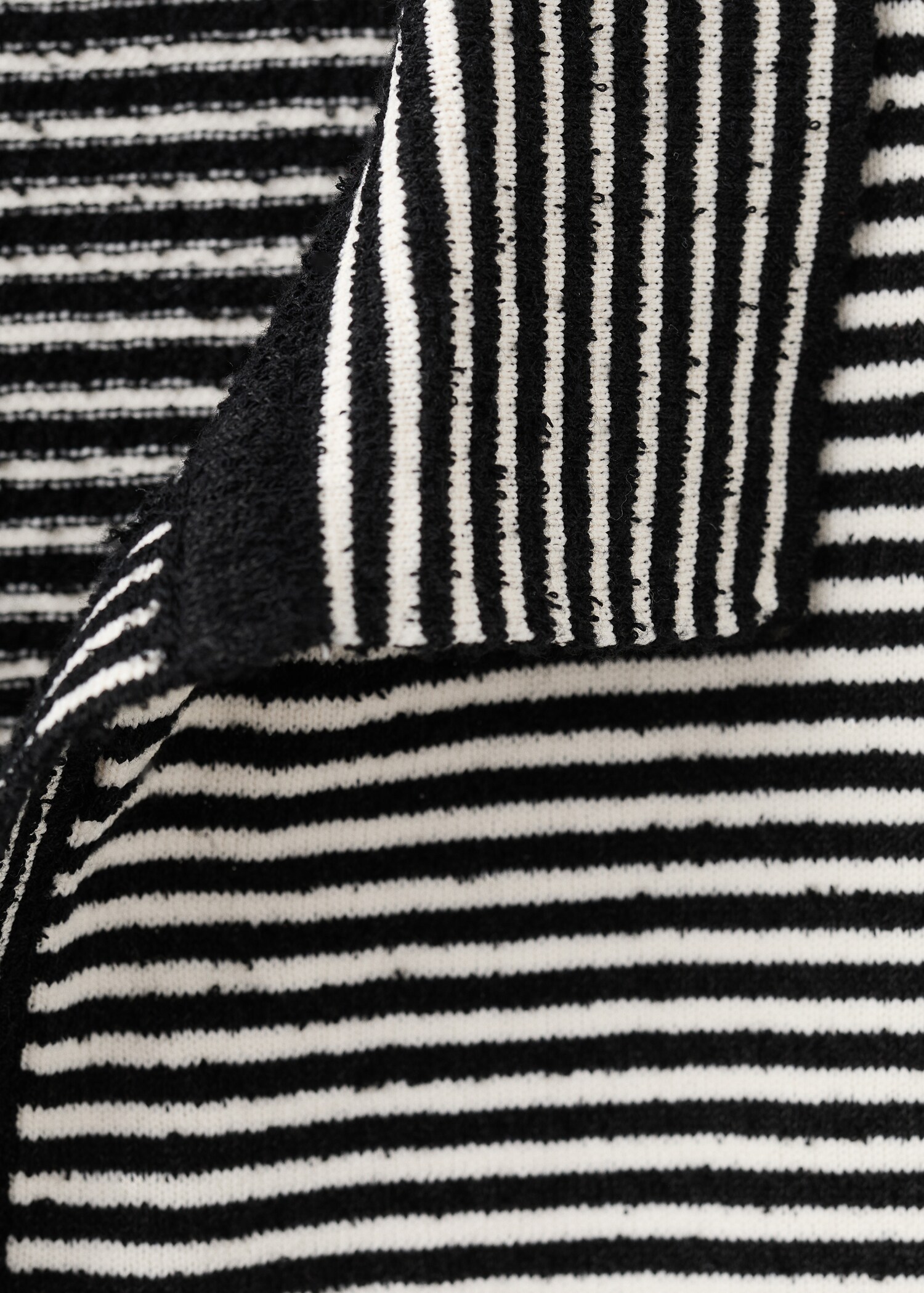 Striped polo-neck sweater - Details of the article 0
