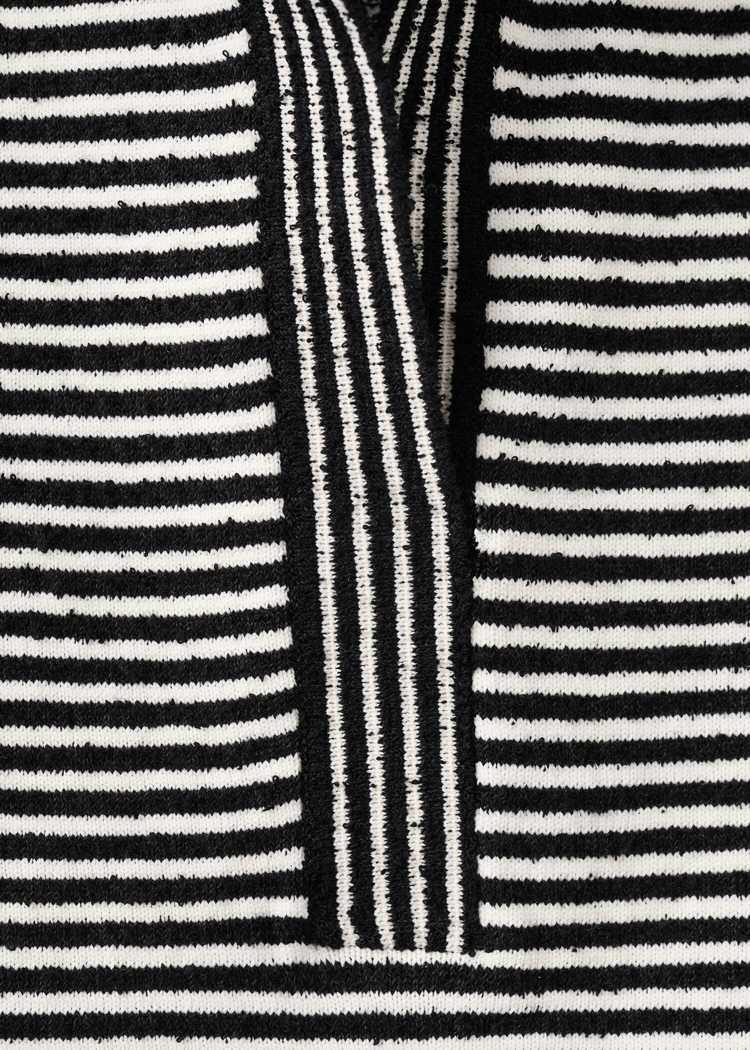 Striped polo-neck sweater - Details of the article 8