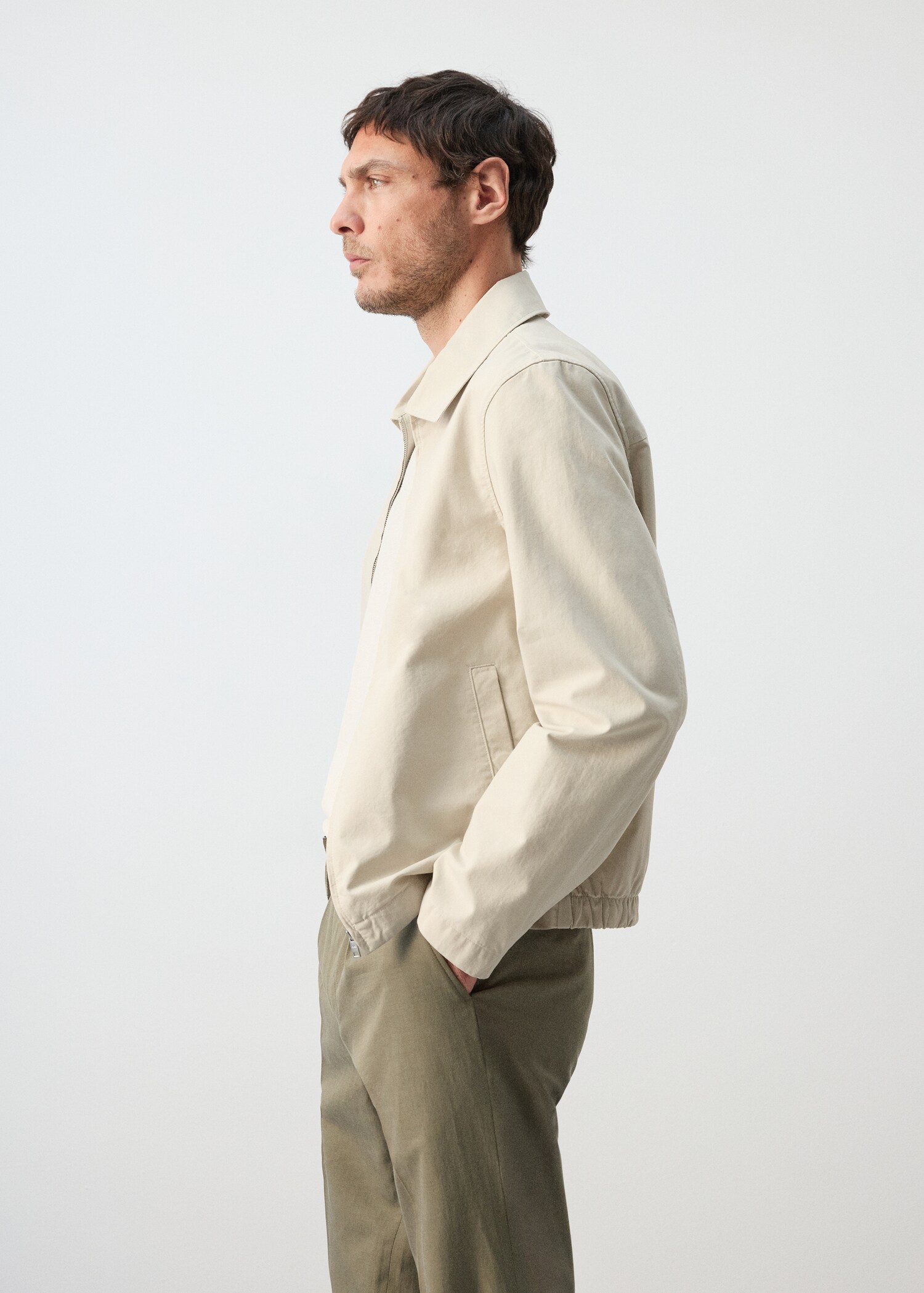 Lightweight cotton lyocell jacket - Details of the article 2