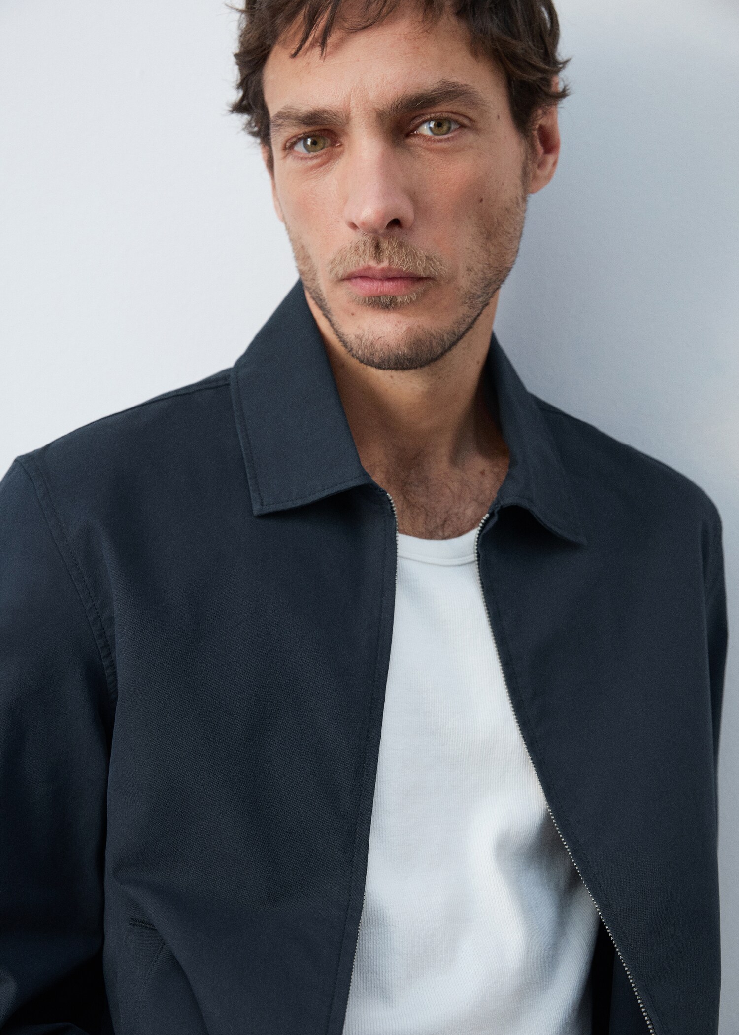 Lightweight cotton lyocell jacket - Details of the article 1