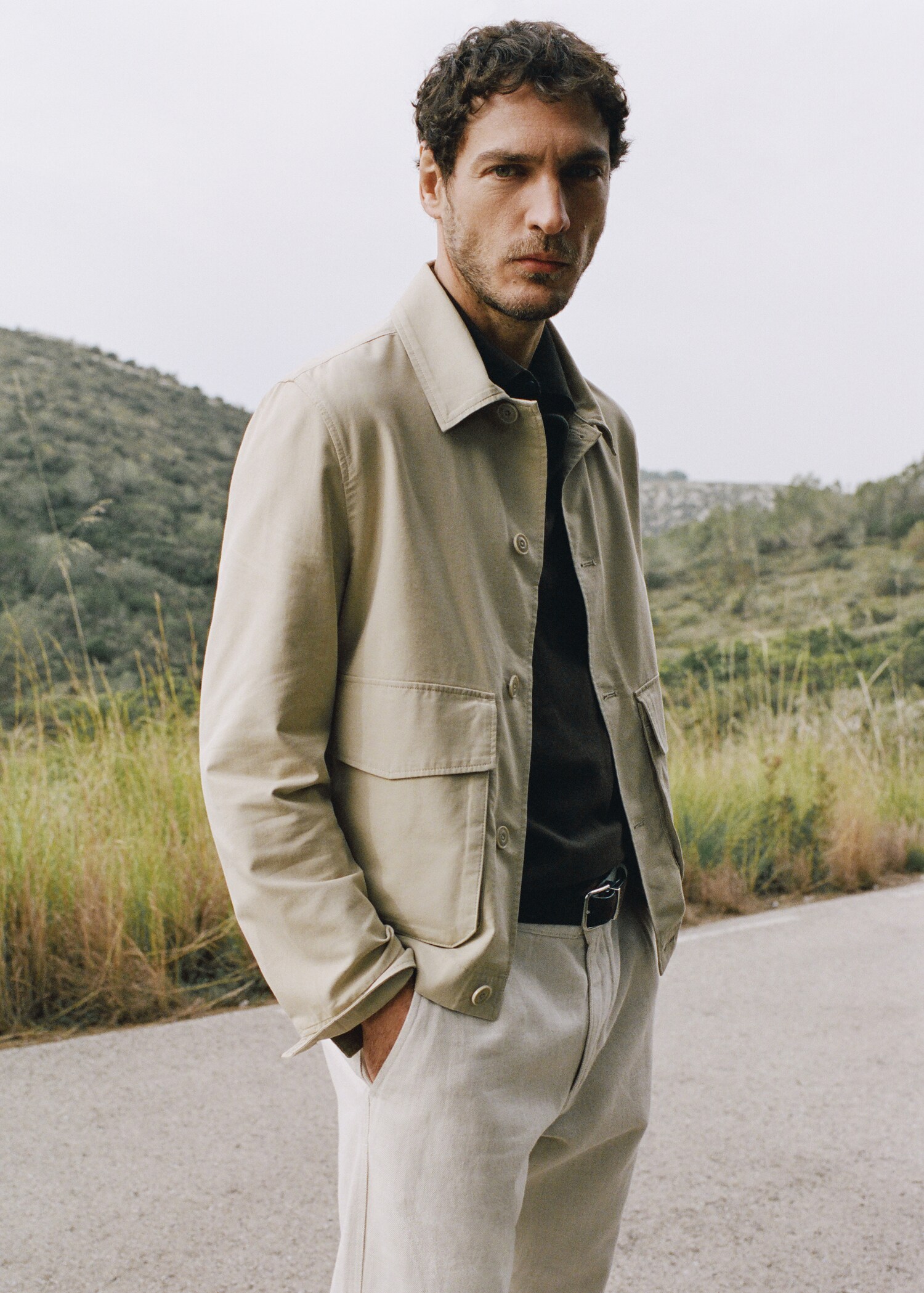 Lightweight cotton lyocell jacket - Details of the article 5