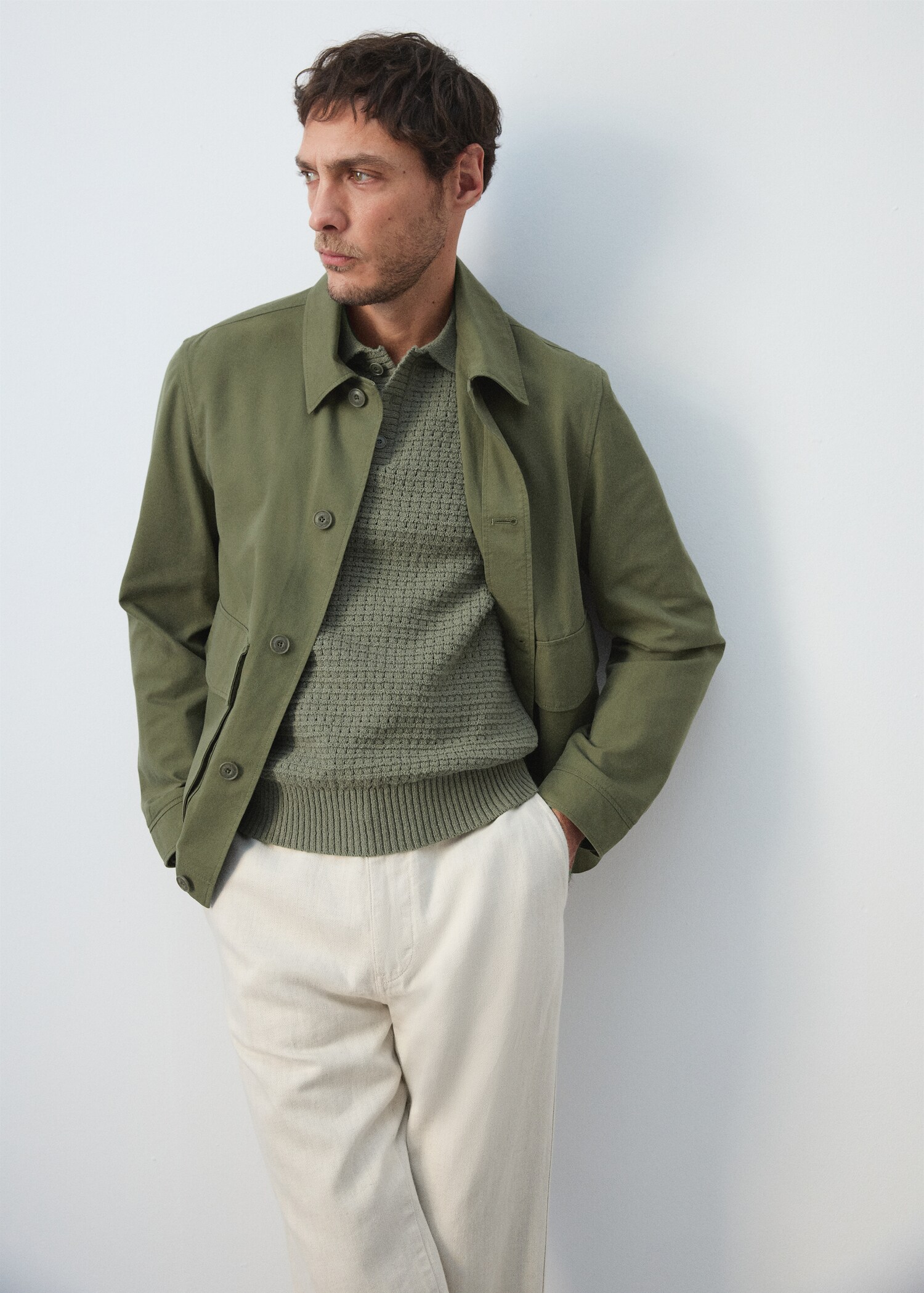 Lightweight cotton lyocell jacket - Details of the article 6