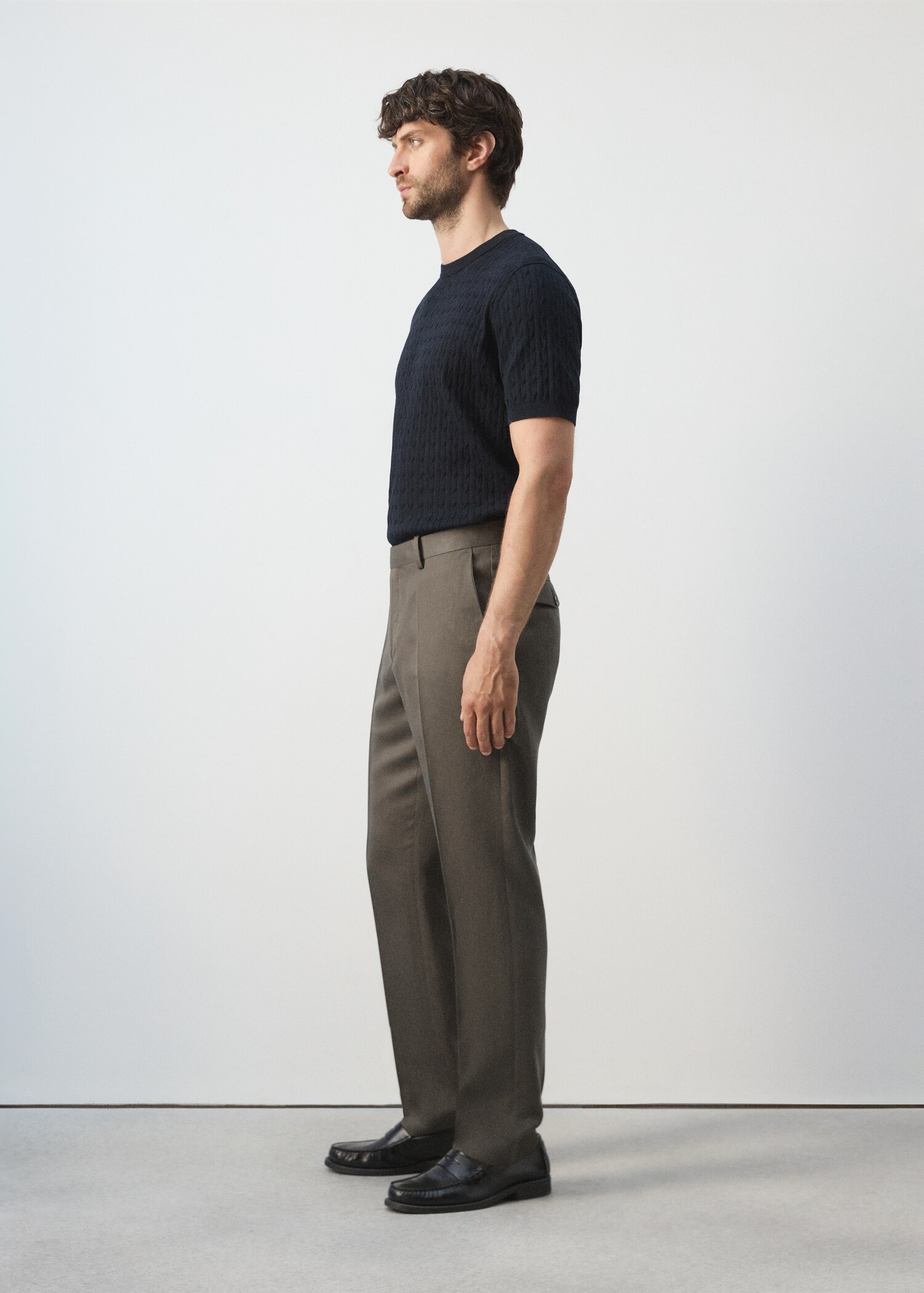 Pantalón slim fit lyocell lino - Detalle del artículo 2