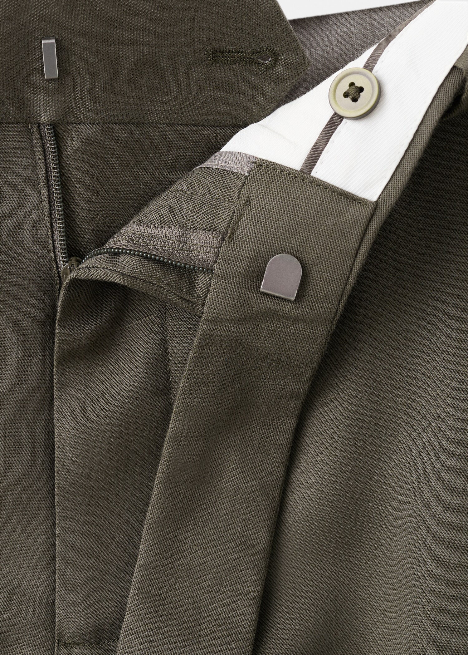 Брюки slim fit лиоцелл и лен - Деталь изделия 8