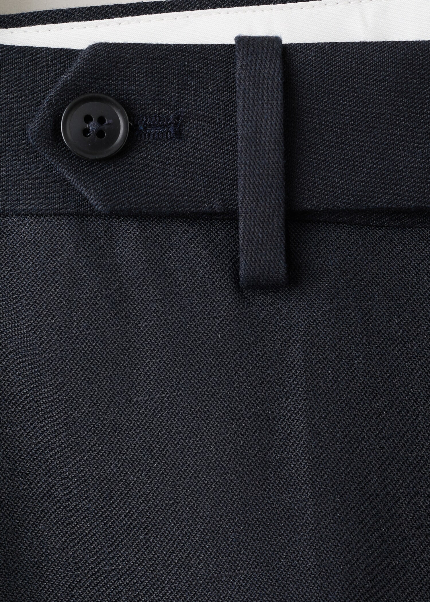 Slim fit cross-waist trousers - Details of the article 0
