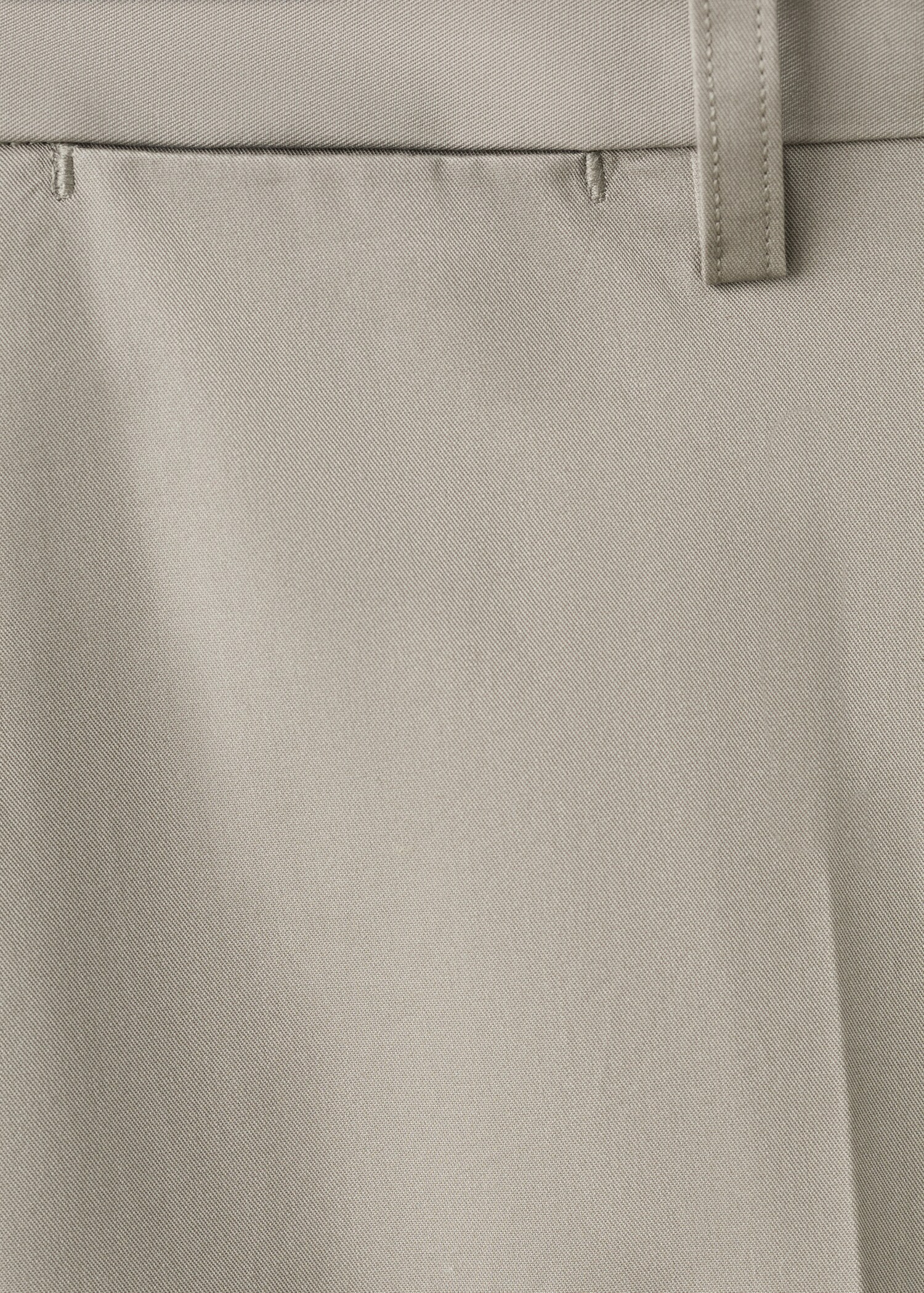 100% cotton twill slim fit trousers - Details of the article 0