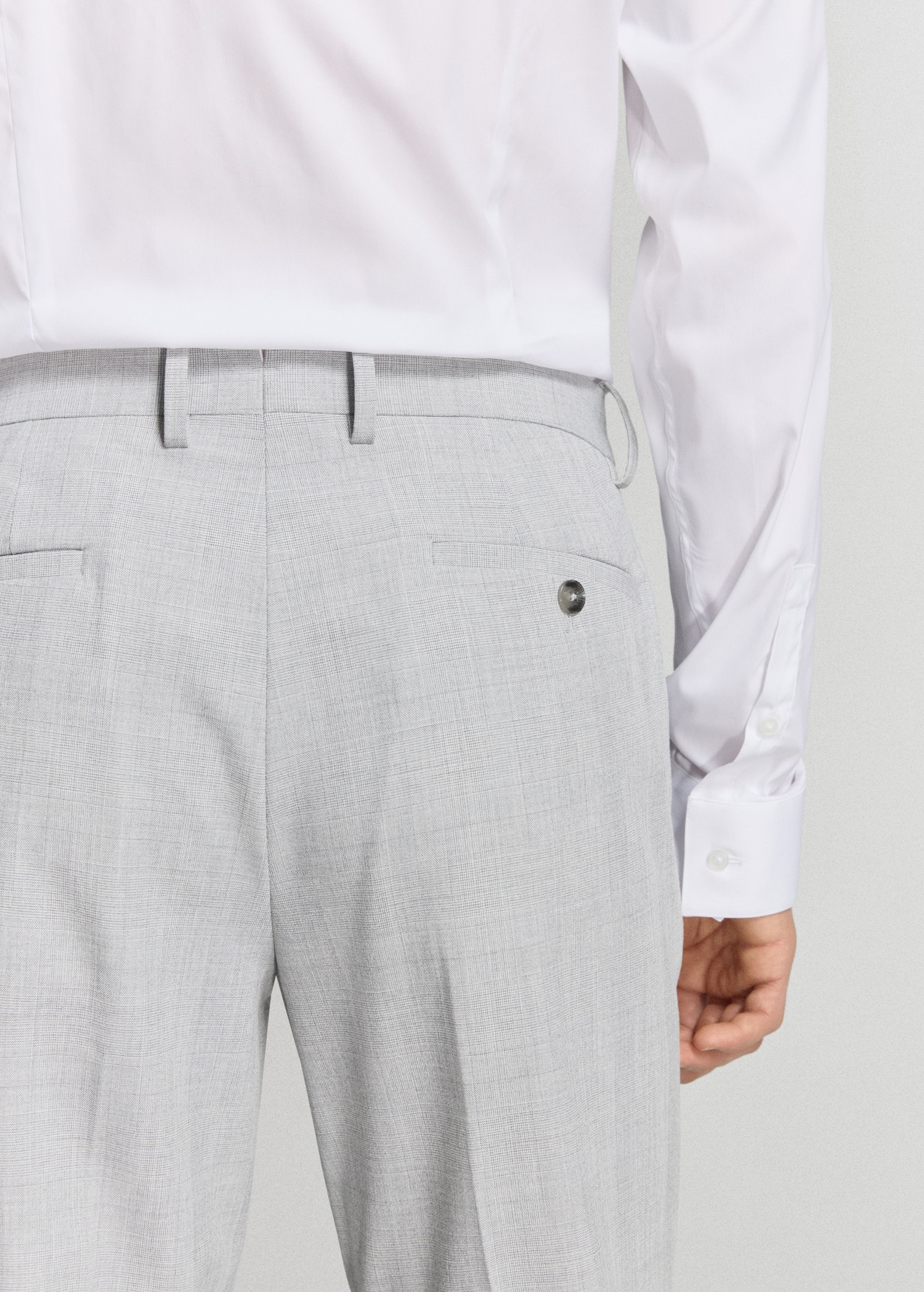 파리 슈퍼 슬림핏 수트 트라우저 - 상품 내역: 6