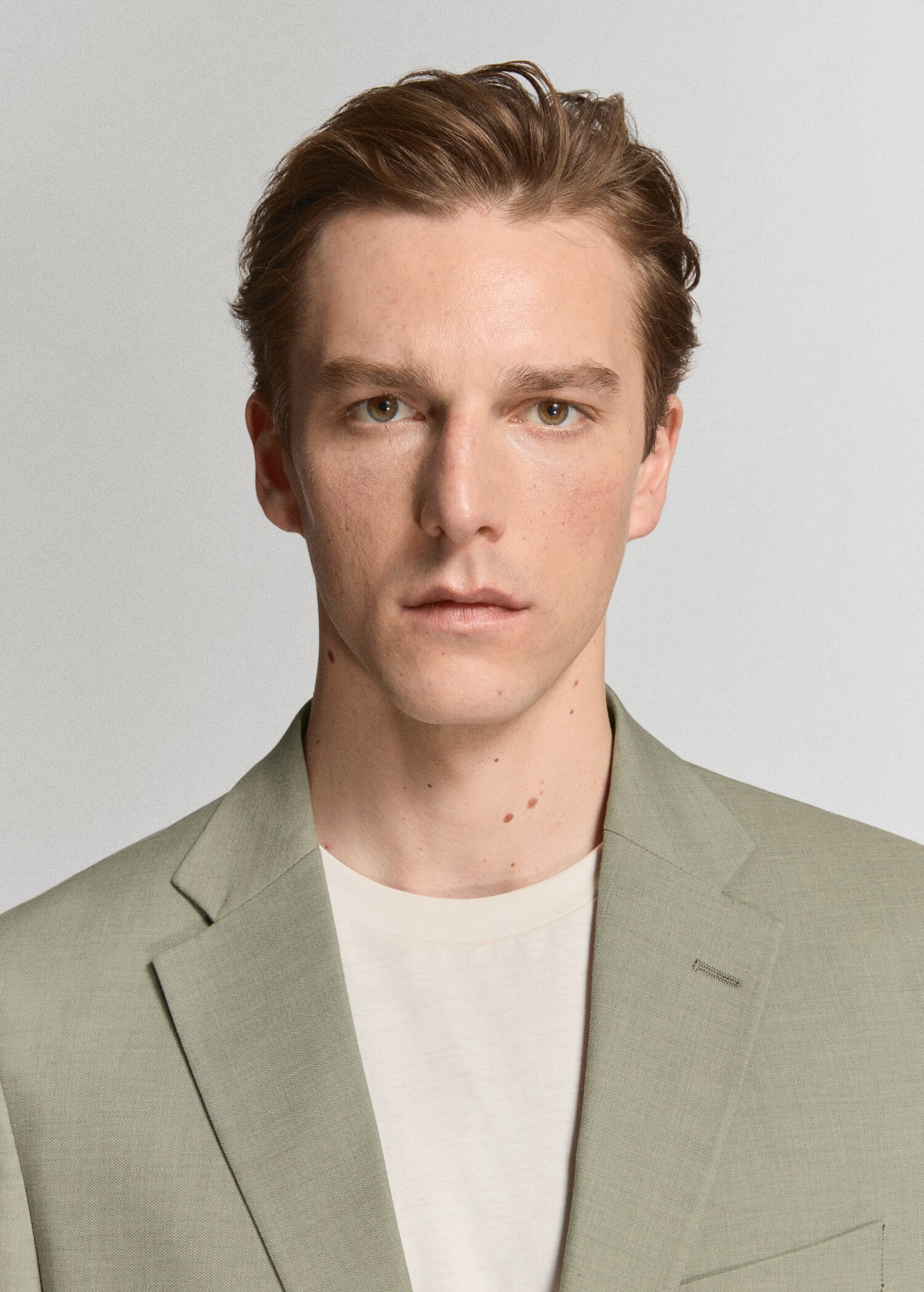 Blazer de fato modelo Milão slim fit - Pormenor do artigo 1