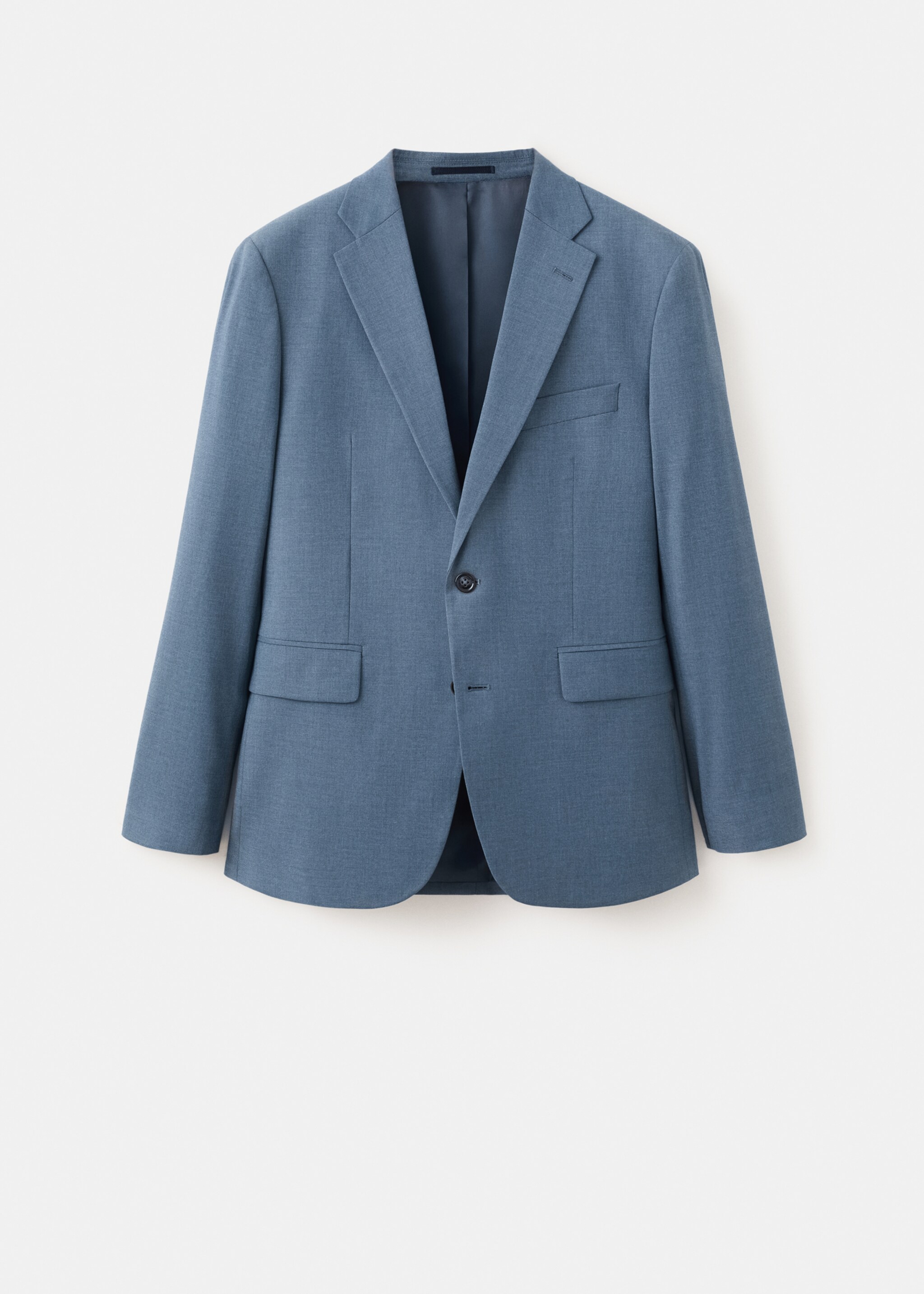 Milan slim-fit suit jacket - Article without model, Indigo Blue. Ref: 27025942-00.