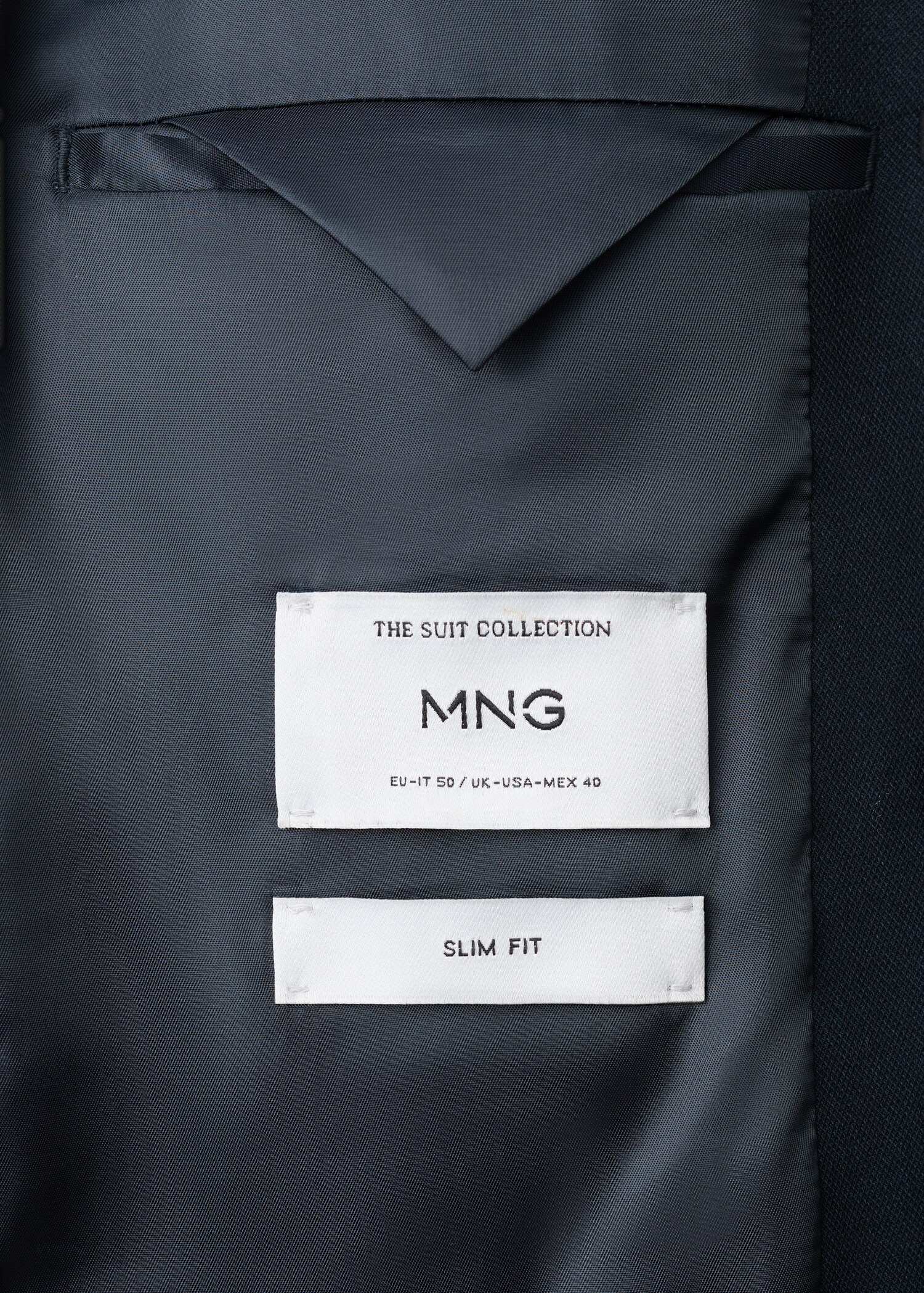 Monaco double-breasted slim-fit suit jacket - Details of the article 0